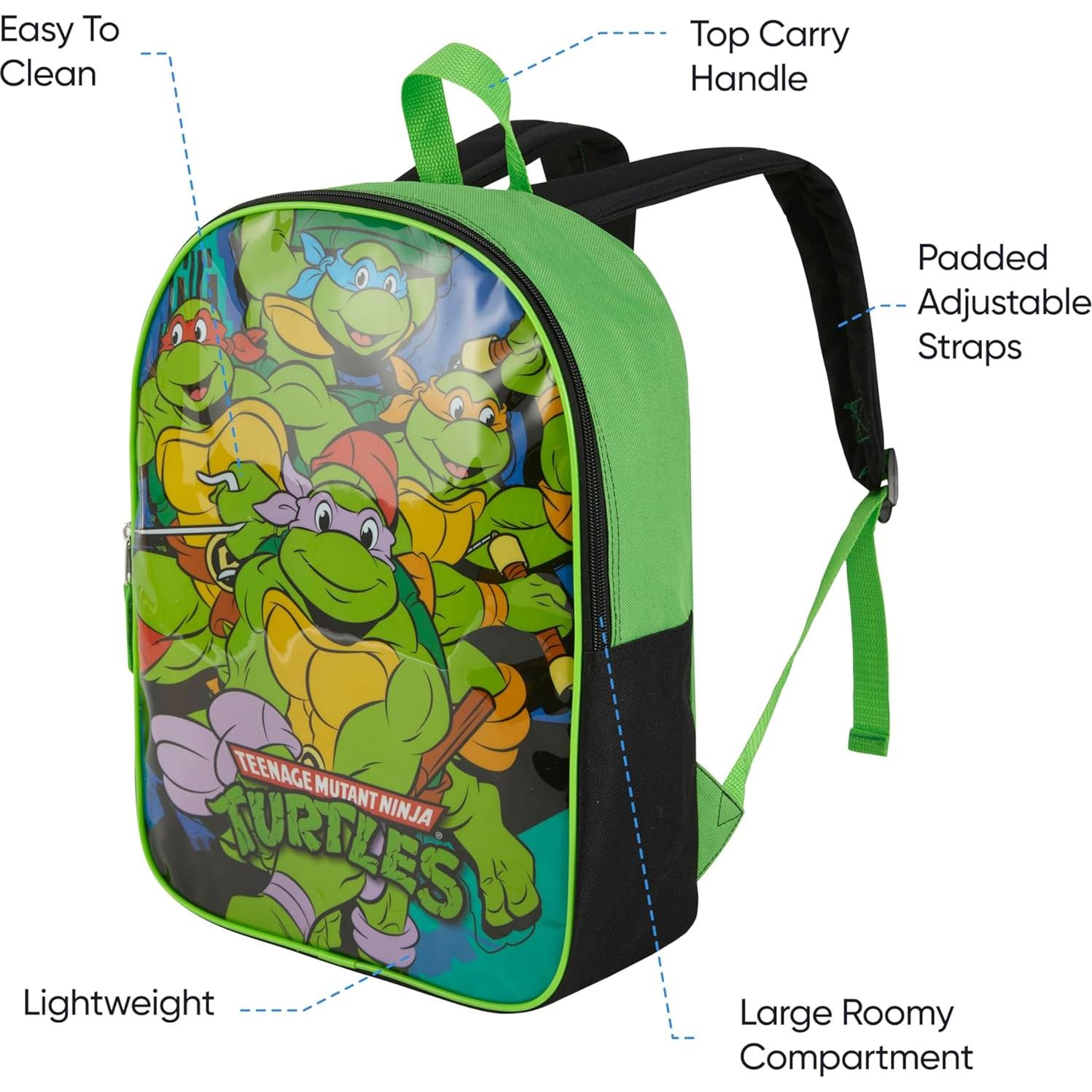 Mochila Nickelodeon Tortugas Ninja 38.1cm para Niños