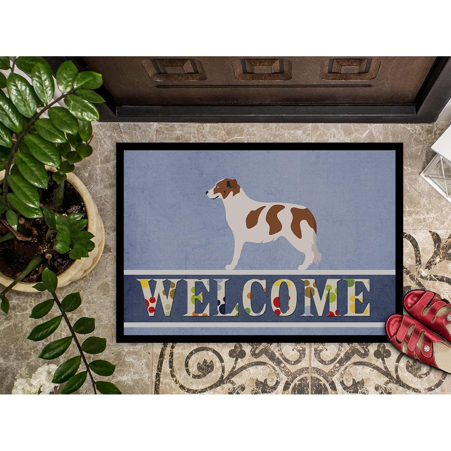 Alfombra de entrada Caroline's Treasures Perro de Montaña Atlas 45.7x68.6 cm