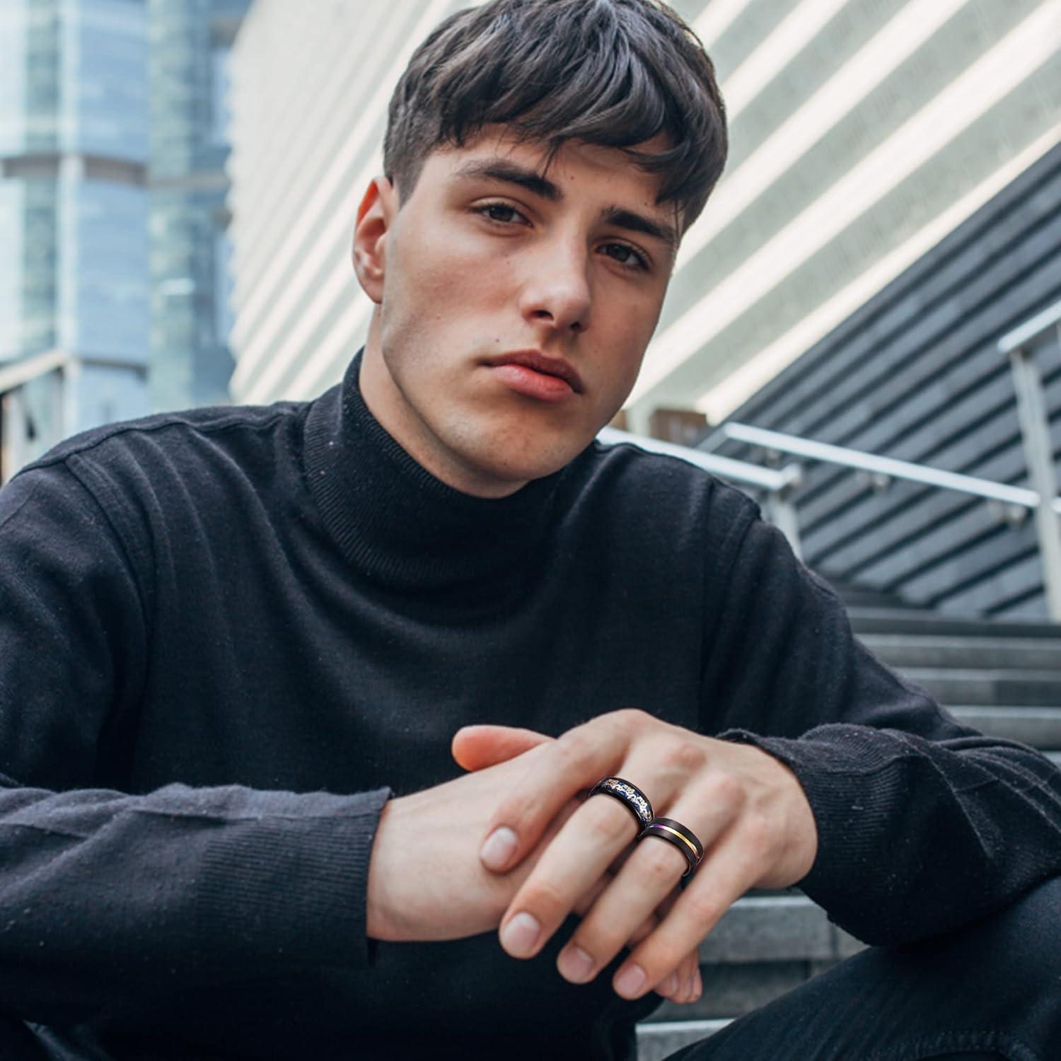 Conjunto de 16 Anillos Fidget Acero Inoxidable Besteel