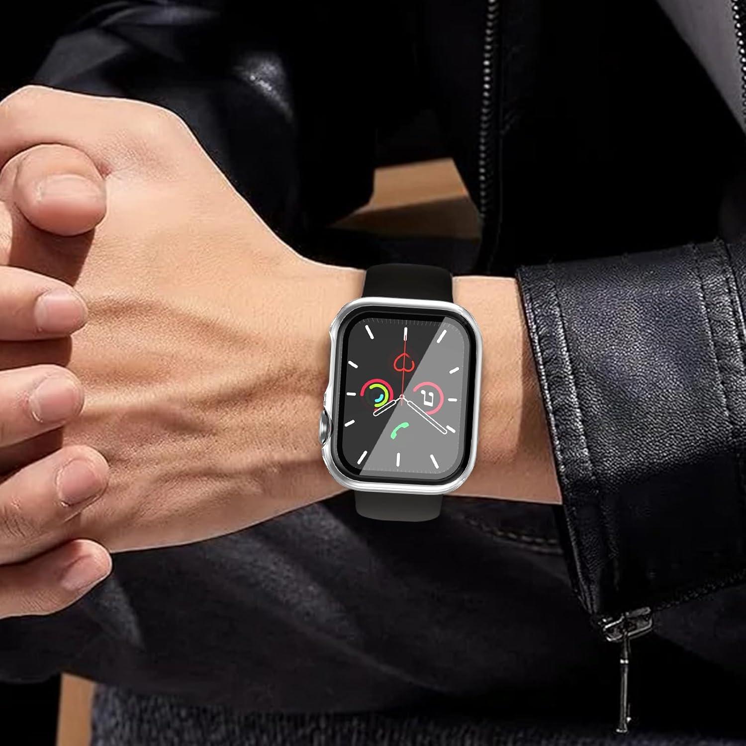Paquete de 2 fundas para Apple Watch 41mm - Protector de pantalla