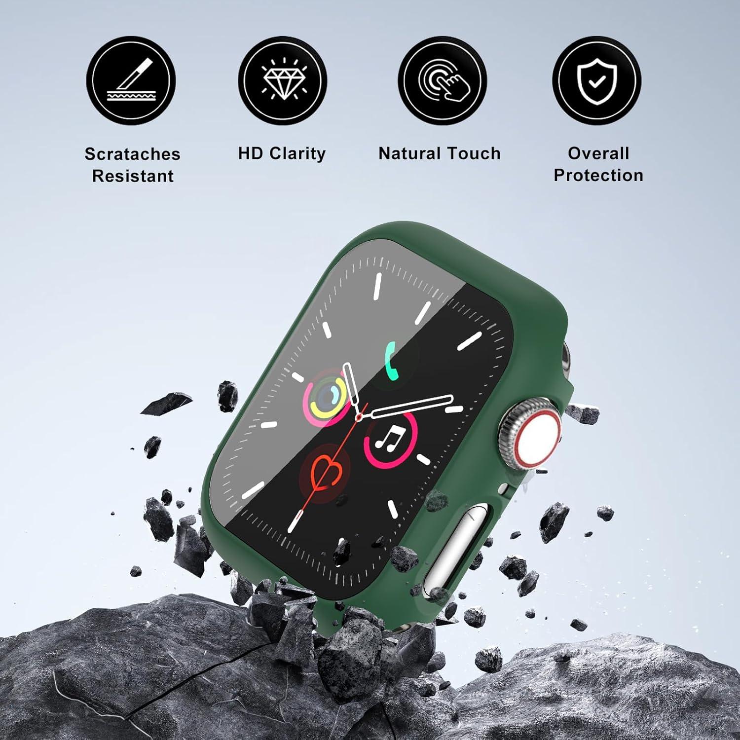 Funda Bumper para Apple Watch SE 3/SE 2/Series 4/5/6 40mm Verde