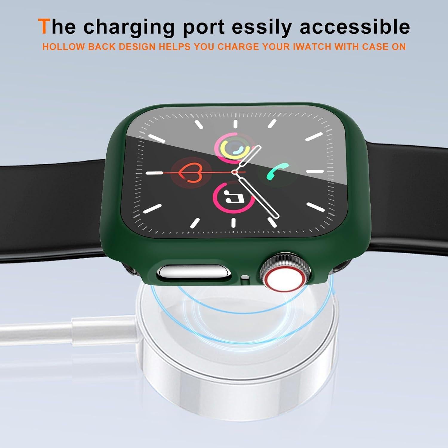 Funda Bumper para Apple Watch SE 3/SE 2/Series 4/5/6 40mm Verde