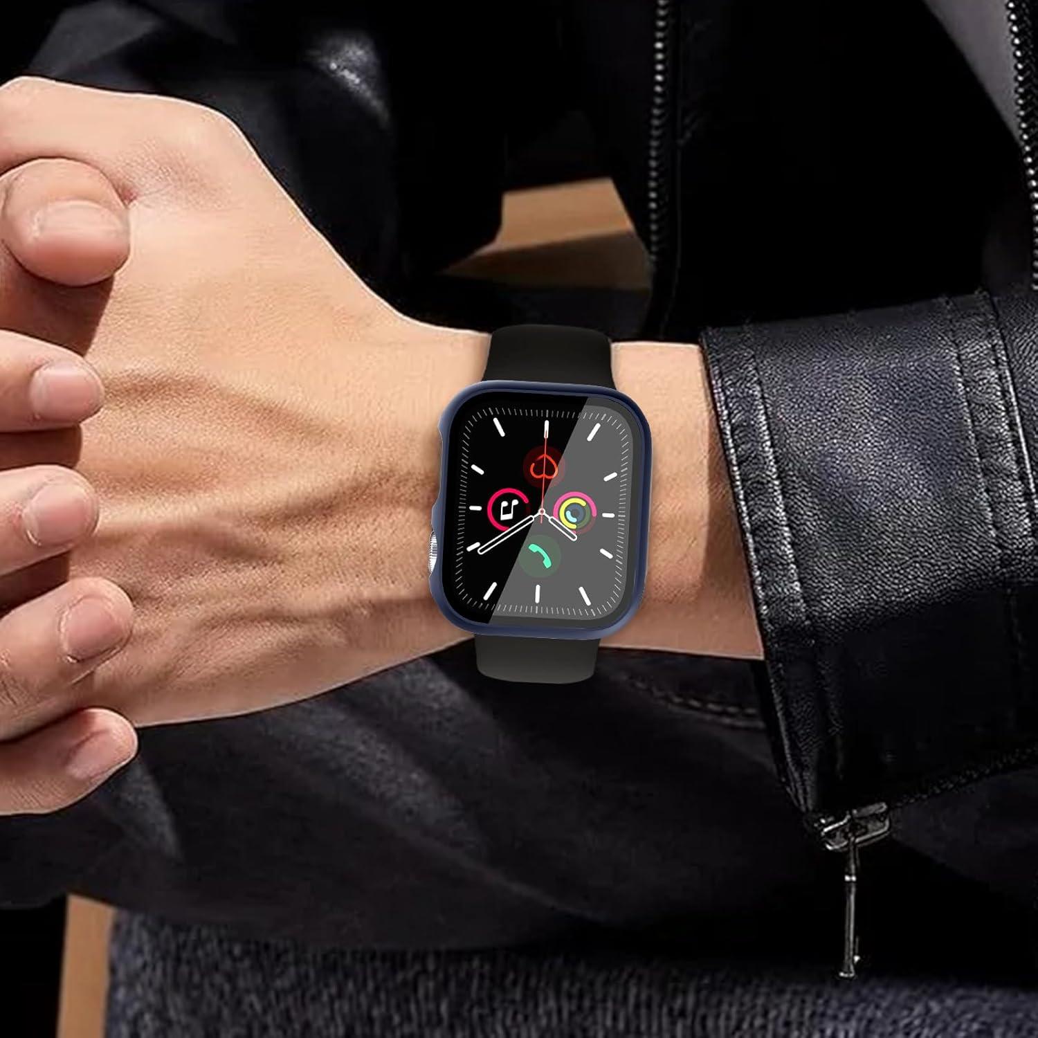 Funda Dura para Apple Watch Series 10/11 46mm - Protector Vidrio Templado