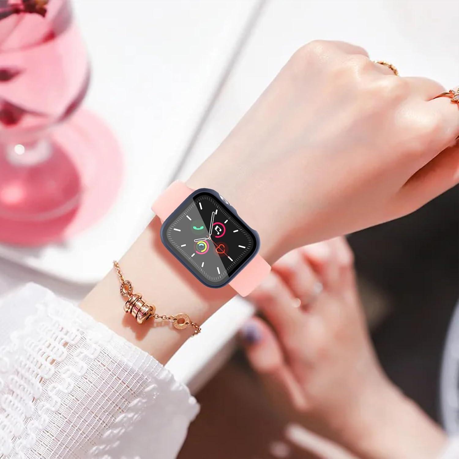 Funda Dura para Apple Watch Series 10/11 46mm - Protector Vidrio Templado