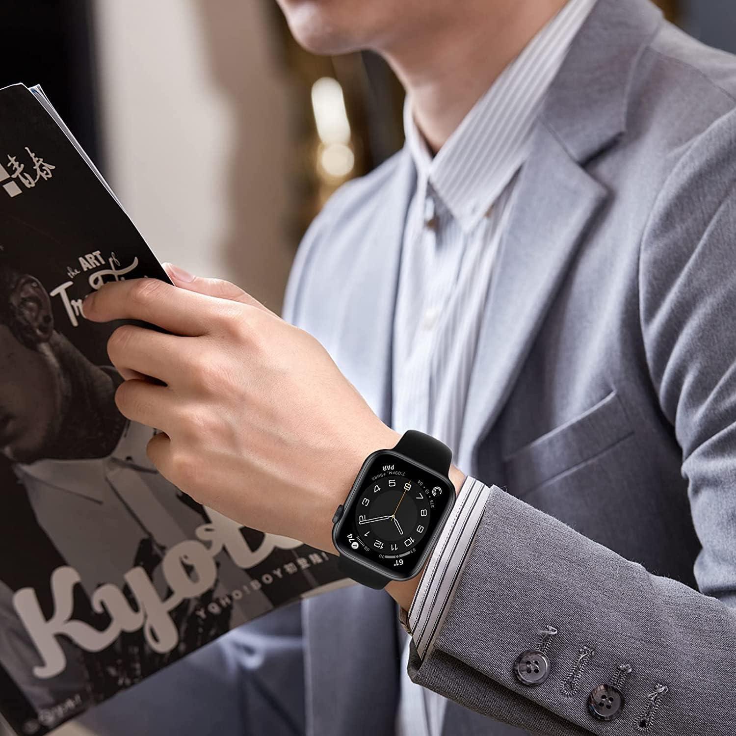 15 Bandas de Silicona Suave SuperNaNa para Apple Watch 38-49mm