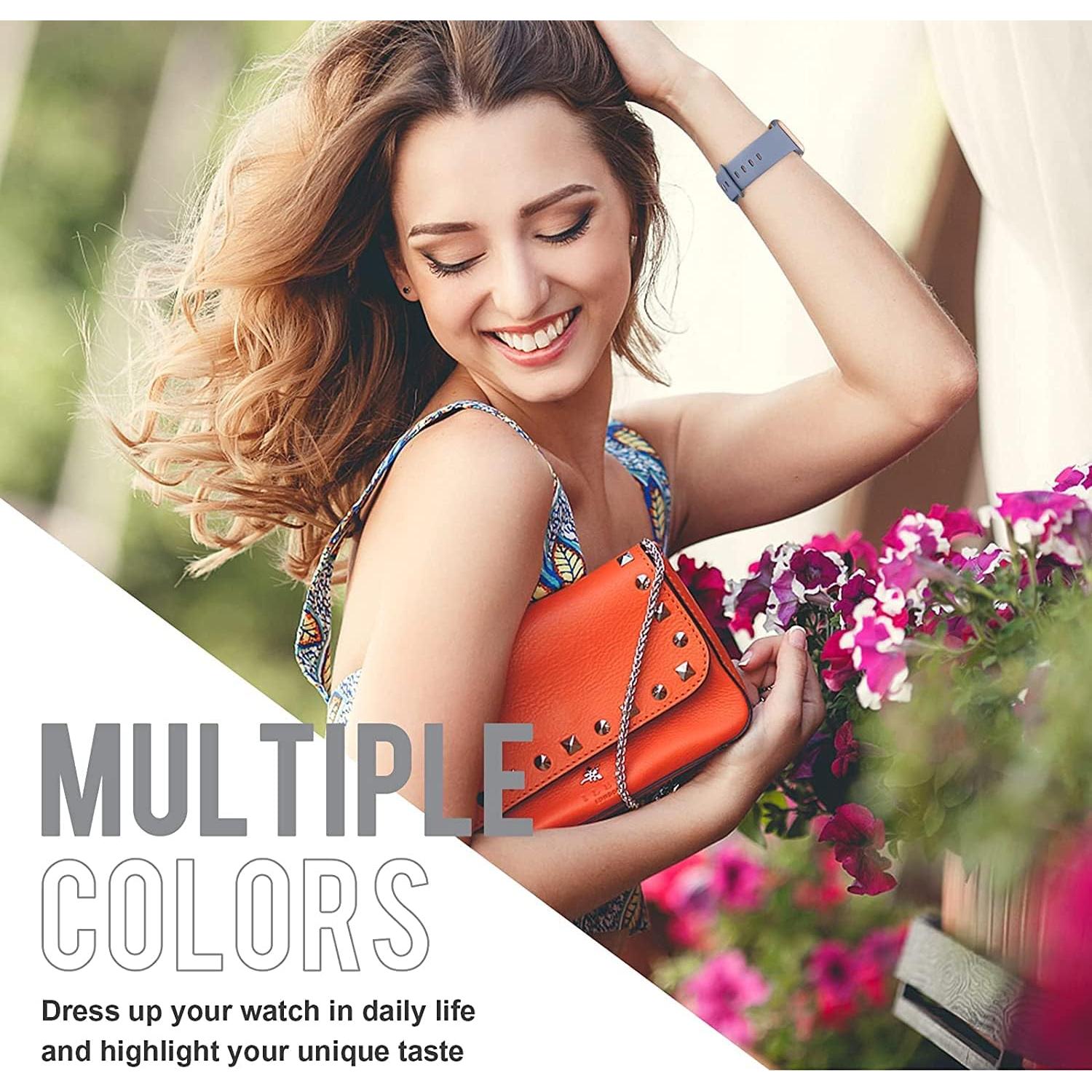 15 Bandas de Silicona Suave SuperNaNa para Apple Watch 38-49mm