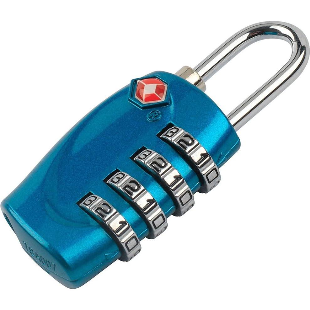 Candados de Equipaje TSA Zhovee 4 Dígitos Azul 4 Pack