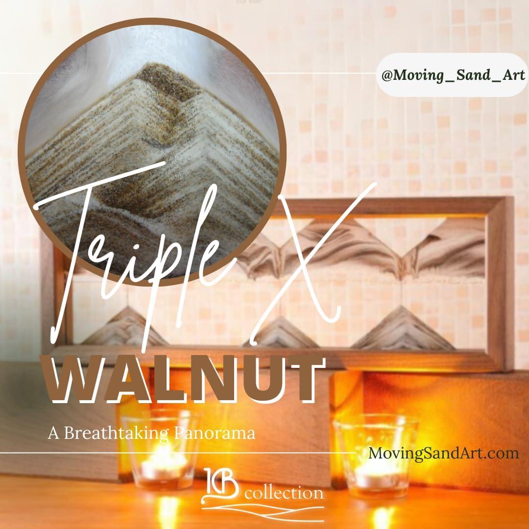 Arte de Arena Móvil Triple X KB Nogal 42x15cm Interactivo