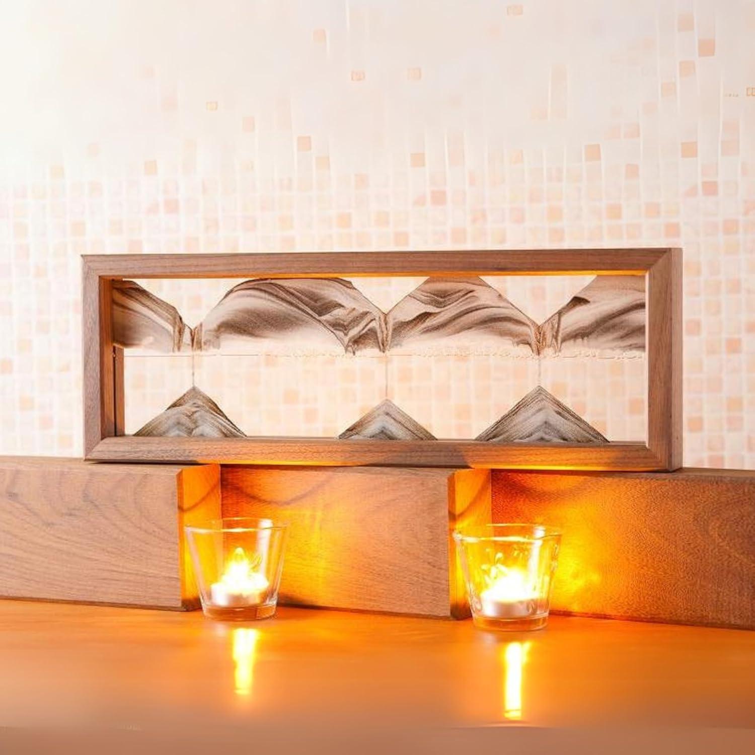 Arte de Arena Móvil Triple X KB Nogal 42x15cm Interactivo