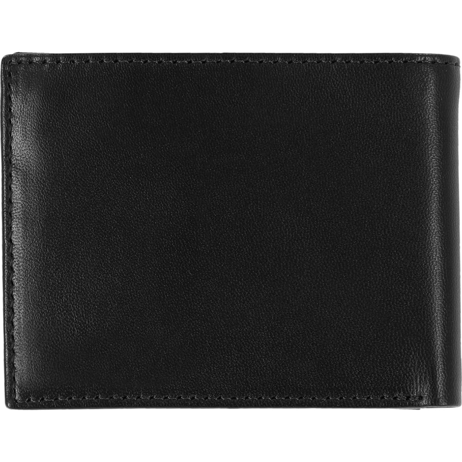 Cartera Slim de Cuero Genuino Steve Madden para Hombre - Negra