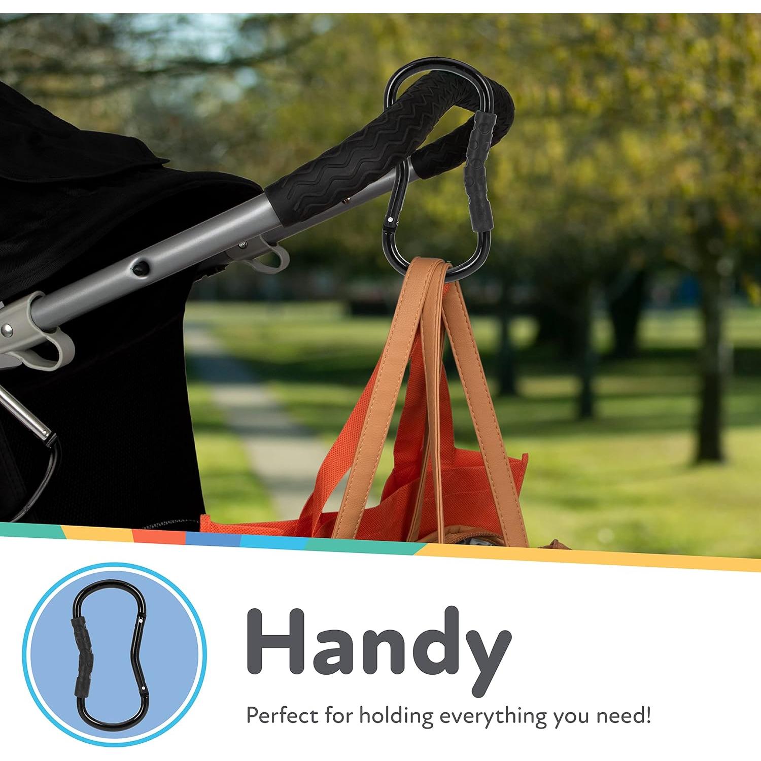 Gancho para Cochecito de Bebé Nuby Negro - Accesorio Práctico