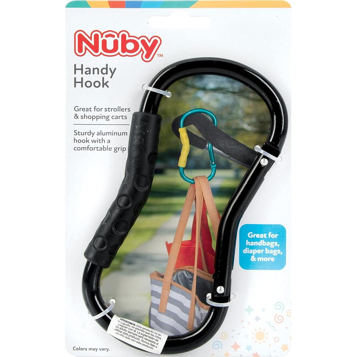 Gancho para Cochecito de Bebé Nuby Negro - Accesorio Práctico