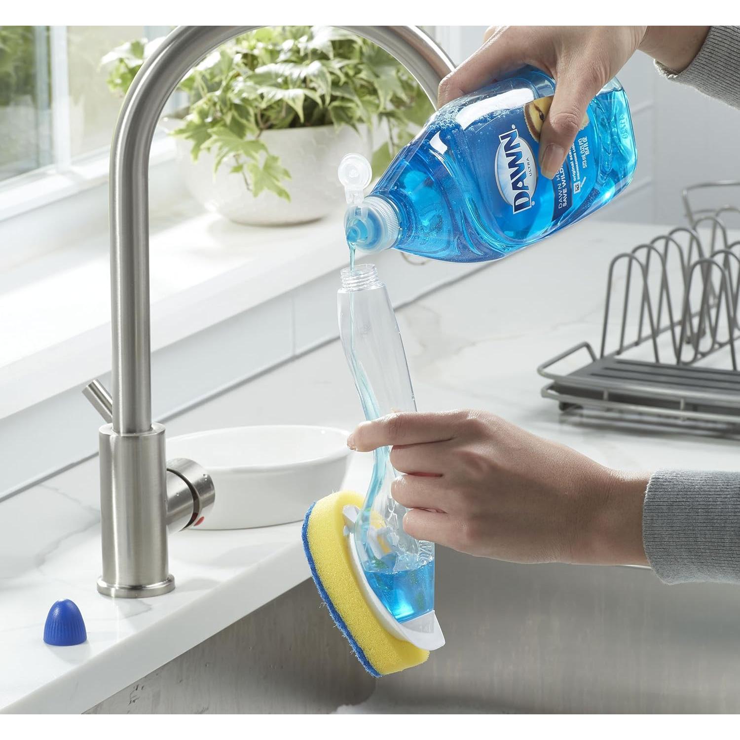 Esponja Rellenable Dawn Sin Rayones para Utensilios de Cocina