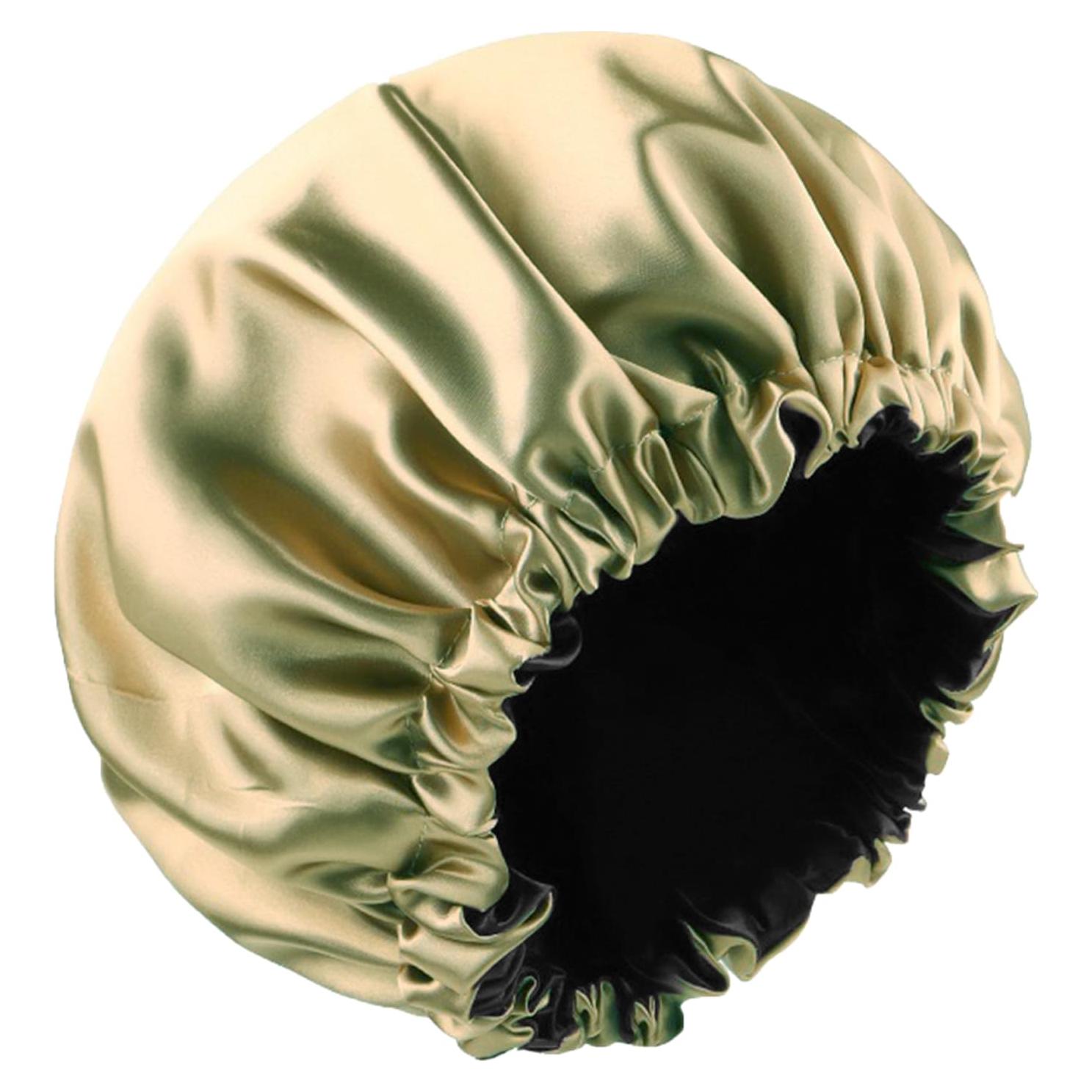 Bonete de satén KEMANLAI para dormir 30 cm cabello rizado