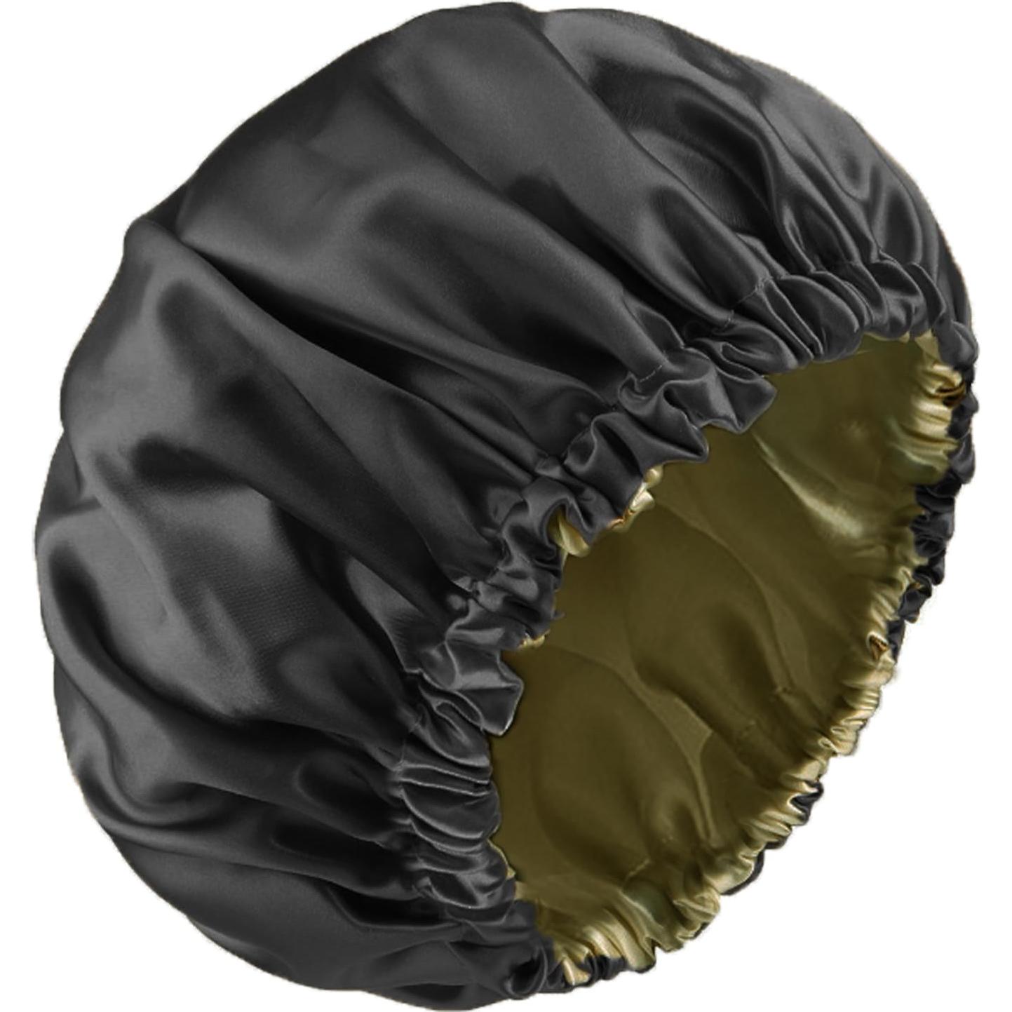 Bonete de satén KEMANLAI para dormir 30 cm cabello rizado