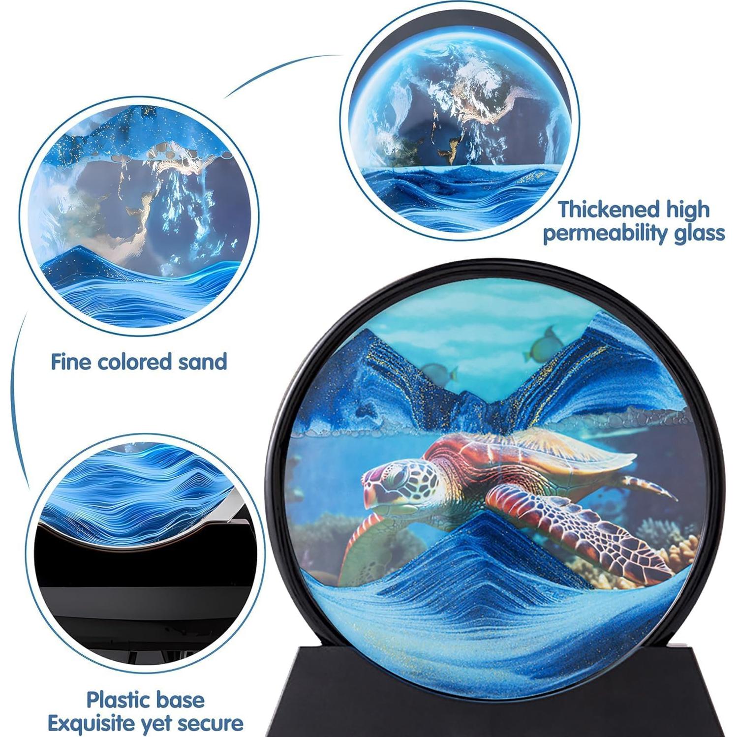 Imagen de Arena Movediza Rysnwsu Tortuga Azul 17.78 cm