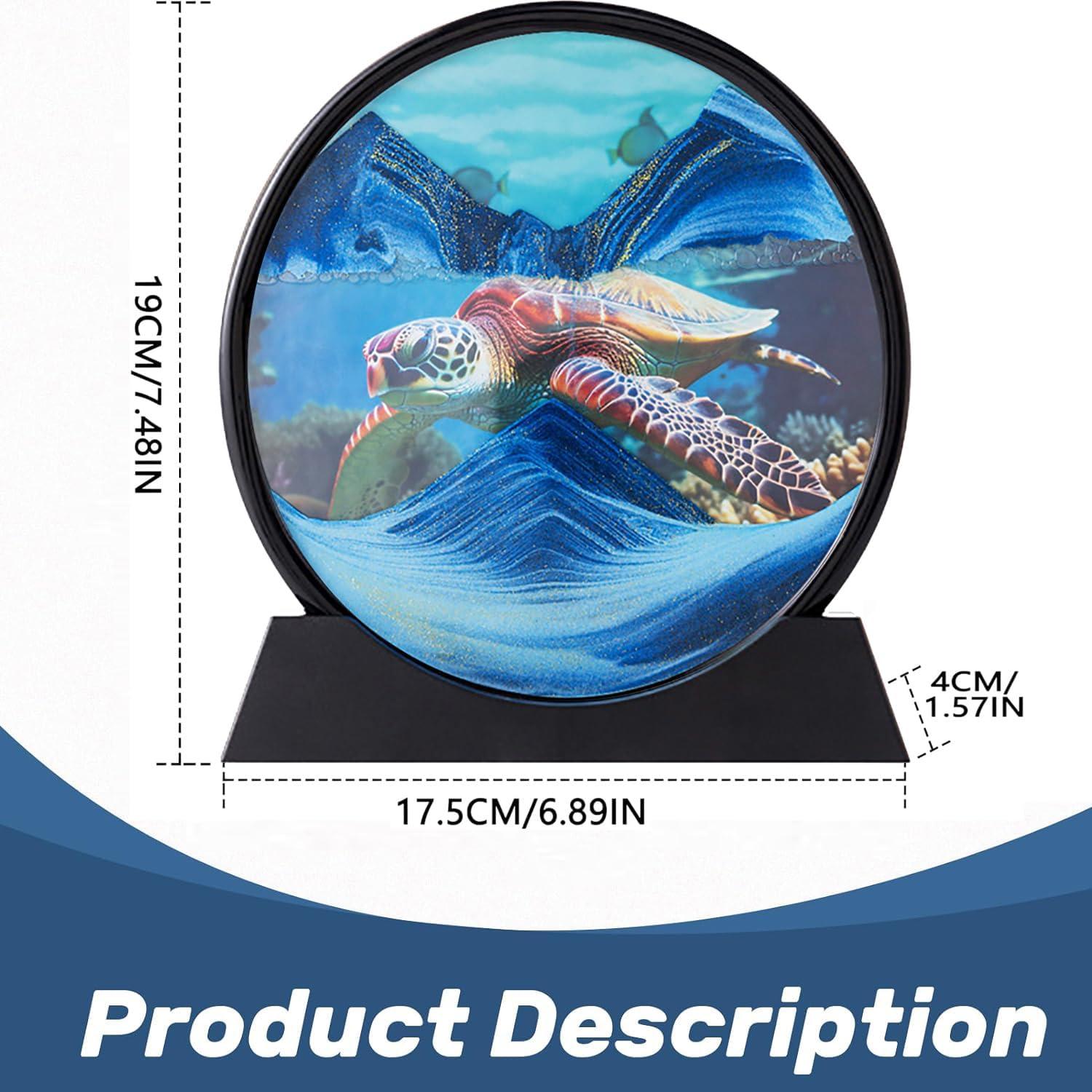 Imagen de Arena Movediza Rysnwsu Tortuga Azul 17.78 cm