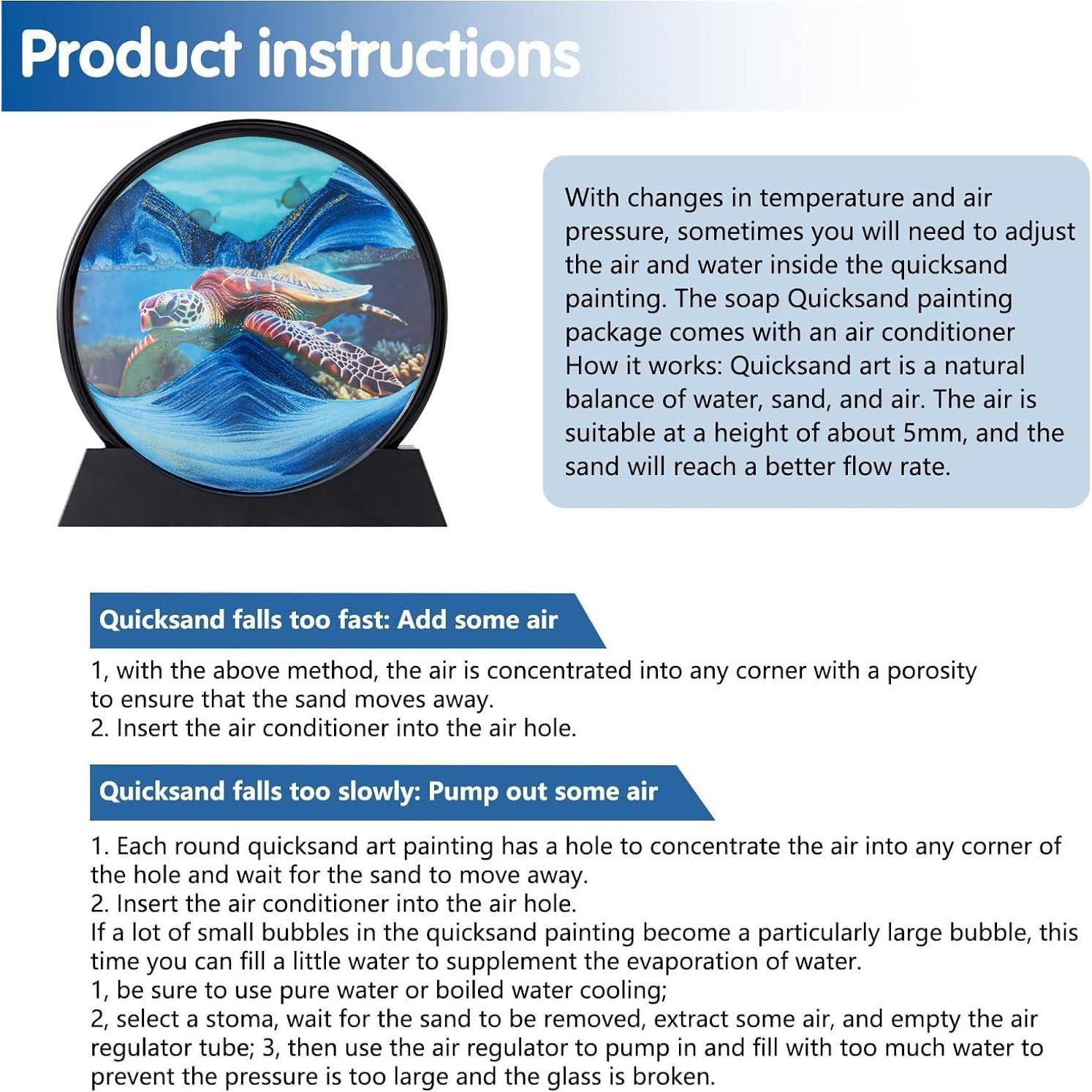 Imagen de Arena Movediza Rysnwsu Tortuga Azul 17.78 cm