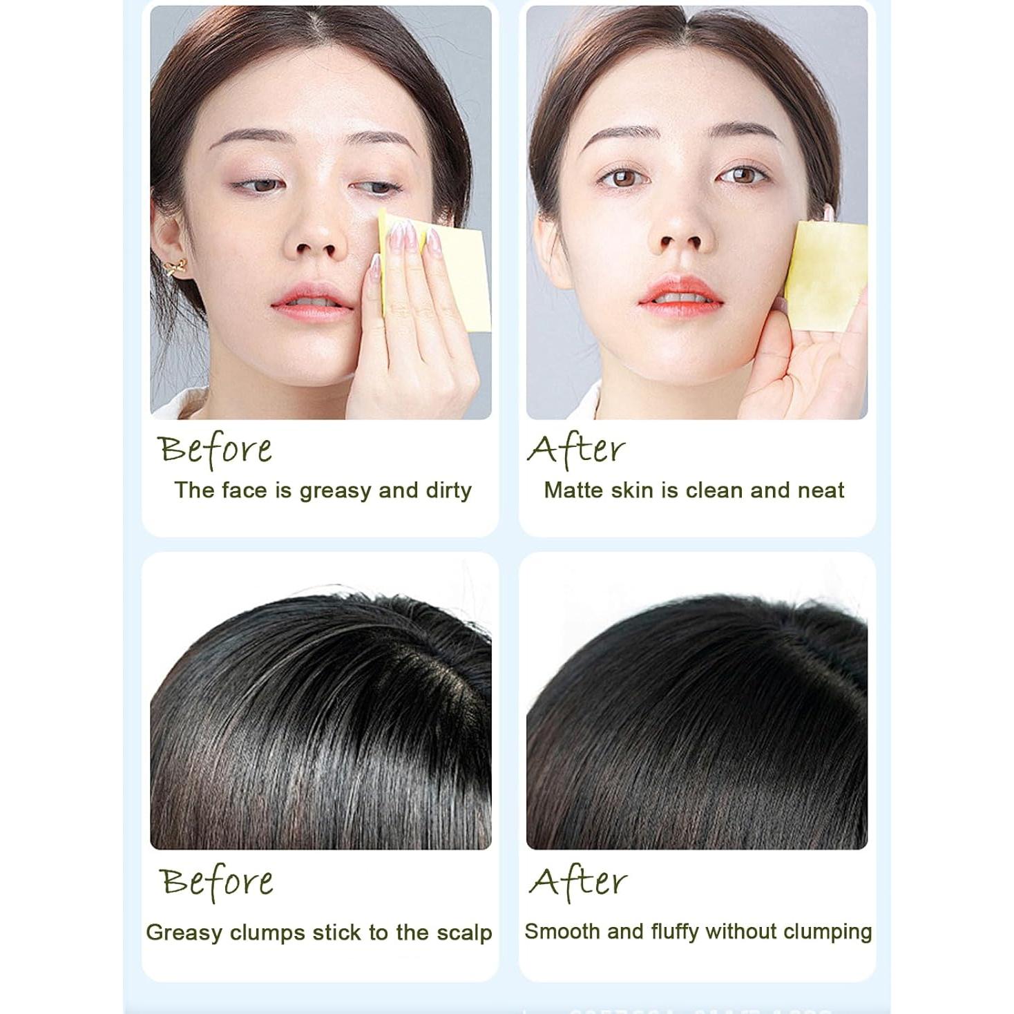 Papel Absorbente de Aceite Knchy 100 Hojas Lavanda Portátil