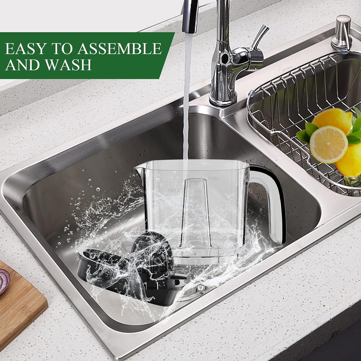 Exprimidor Eléctrico de Cítricos Homeleader 1.2L Acero Inoxidable