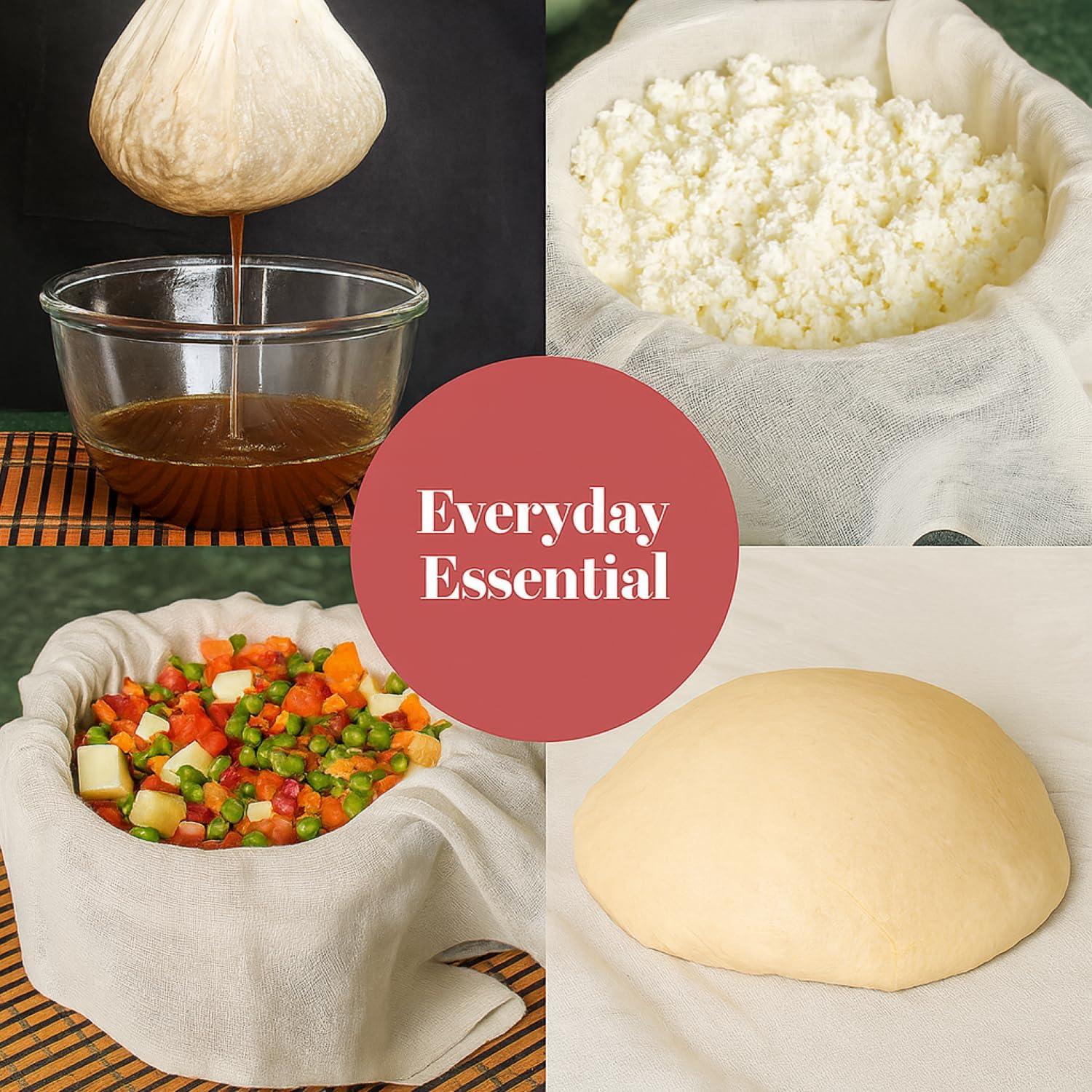 Paños de Queso Reutilizables 3 Piezas Packardi 50x50cm Algodón