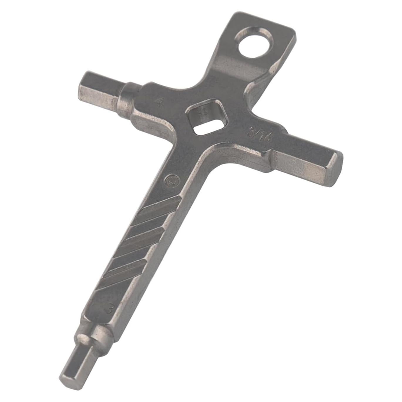 Juego de Llaves Allen Rigdance 4 en 1 Acero Inoxidable Plata