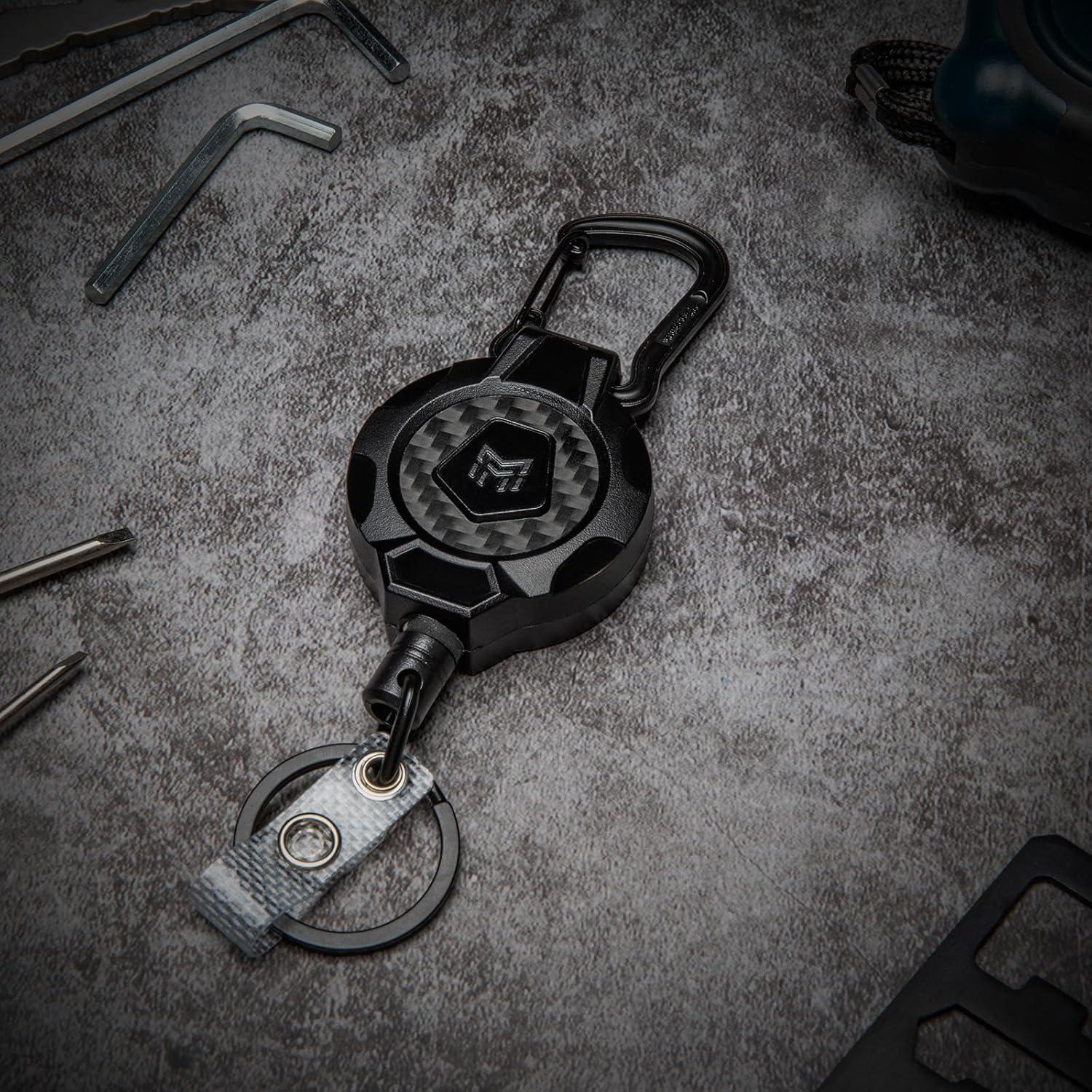 Llave Retráctil MNGARISTA 10 OZ (0.28 kg) Cable 80 cm Carbono