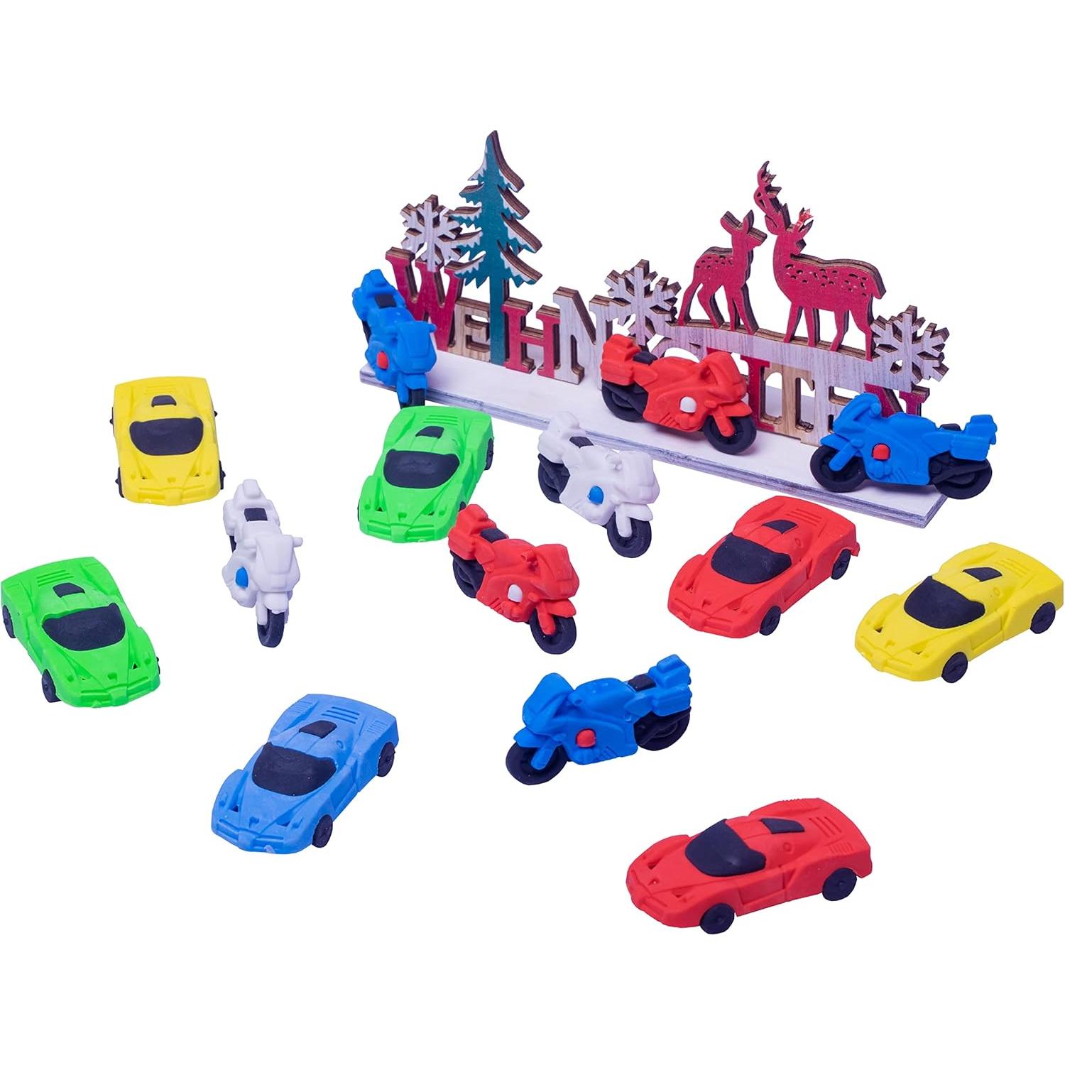 Mini Borradores de Vehículo y Motocicleta Ropto - 14 Pcs