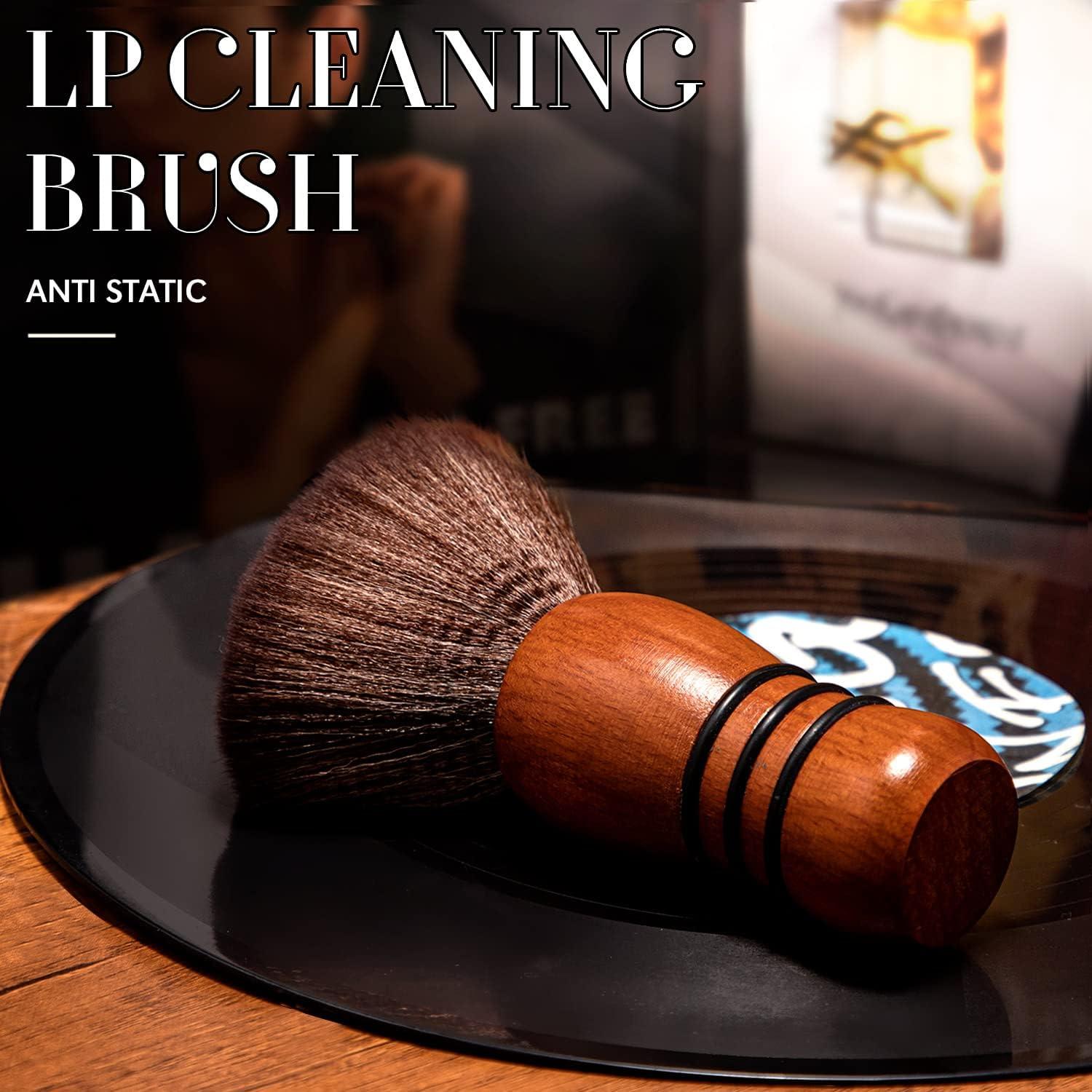 Cepillo de Limpieza de Discos de Vinilo Facmogu - Antiestático