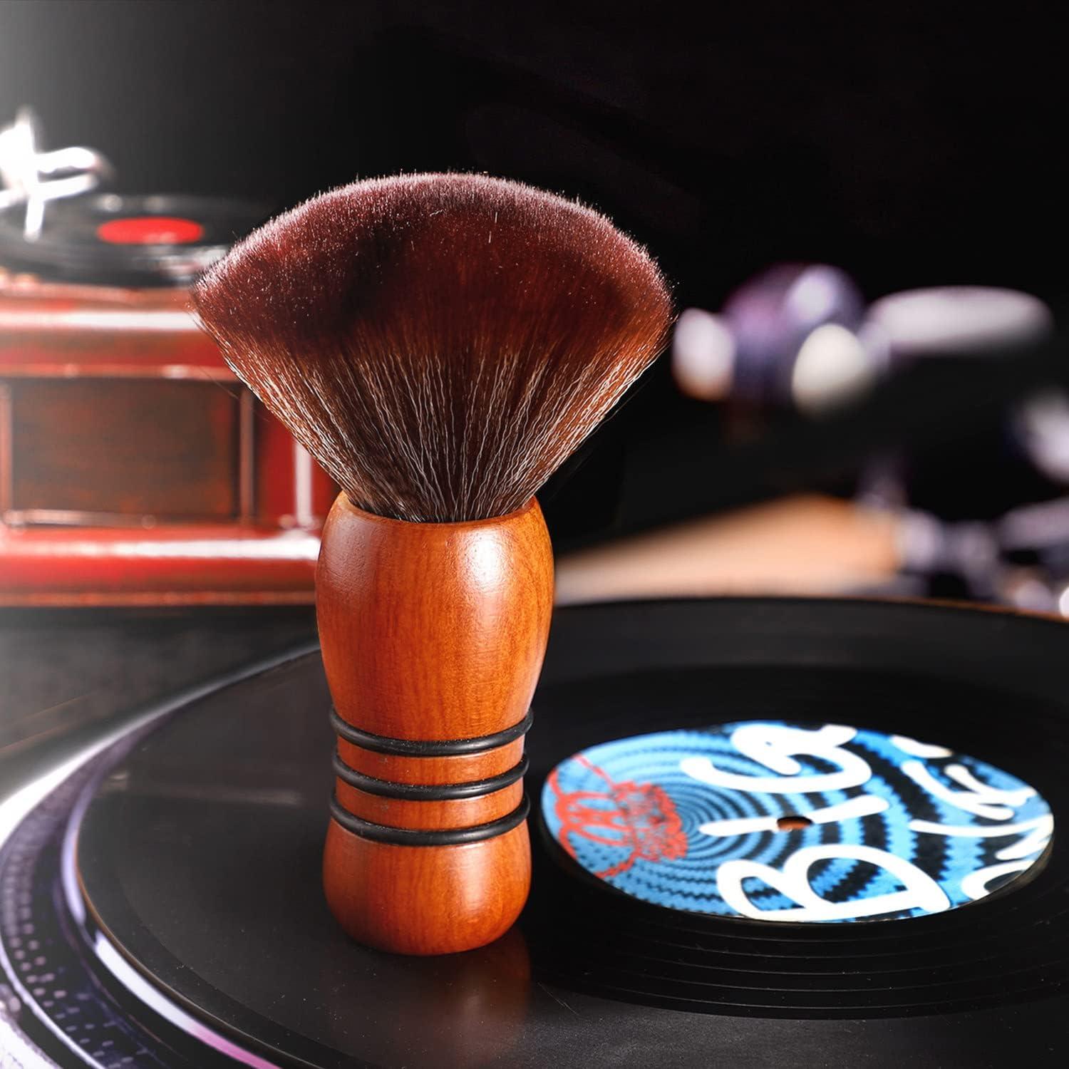 Cepillo de Limpieza de Discos de Vinilo Facmogu - Antiestático