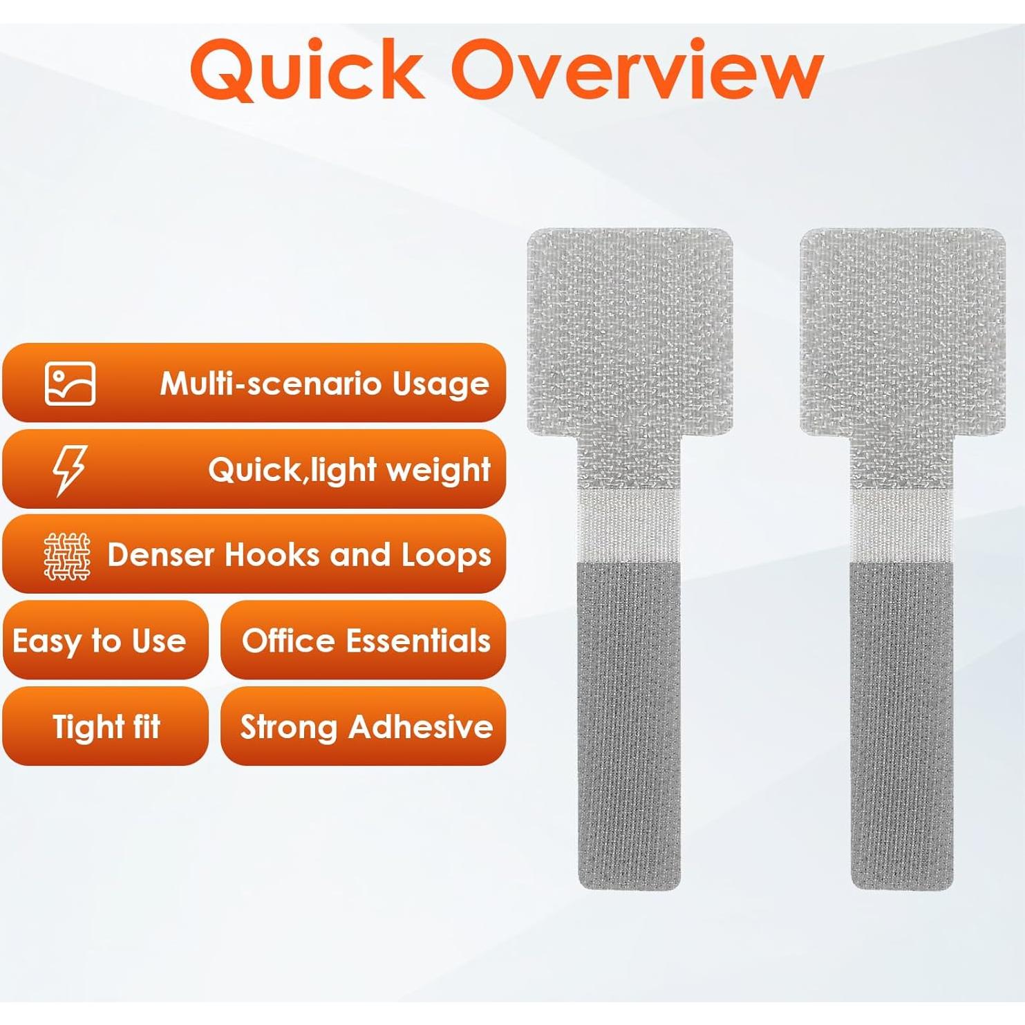 Organizador de Cables Promotion Love 40 Piezas Gris