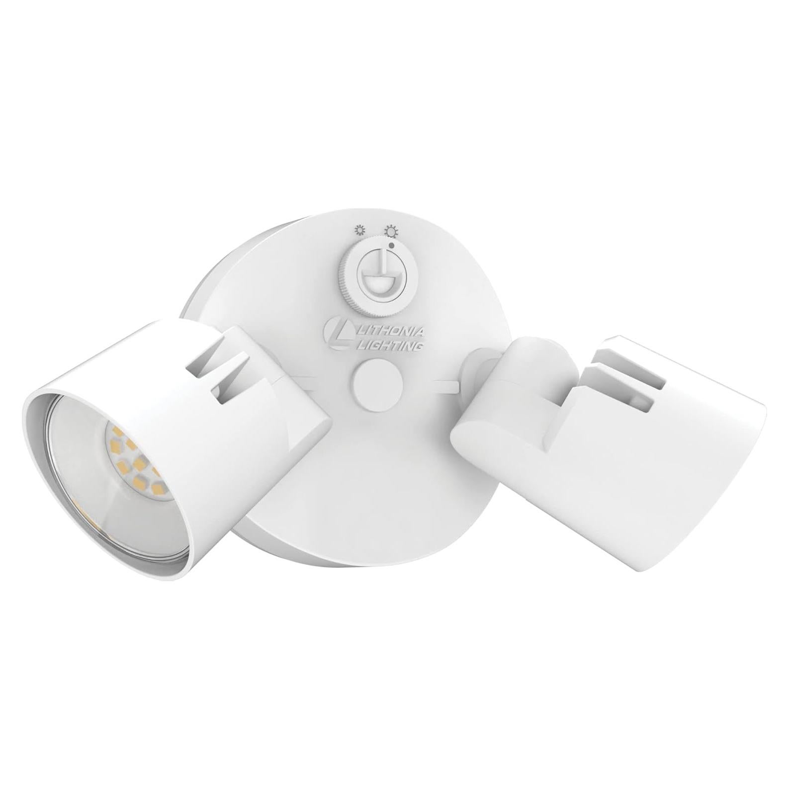 Luz de Inundación LED Lithonia HomeGuard 2 Cabezas 4000K