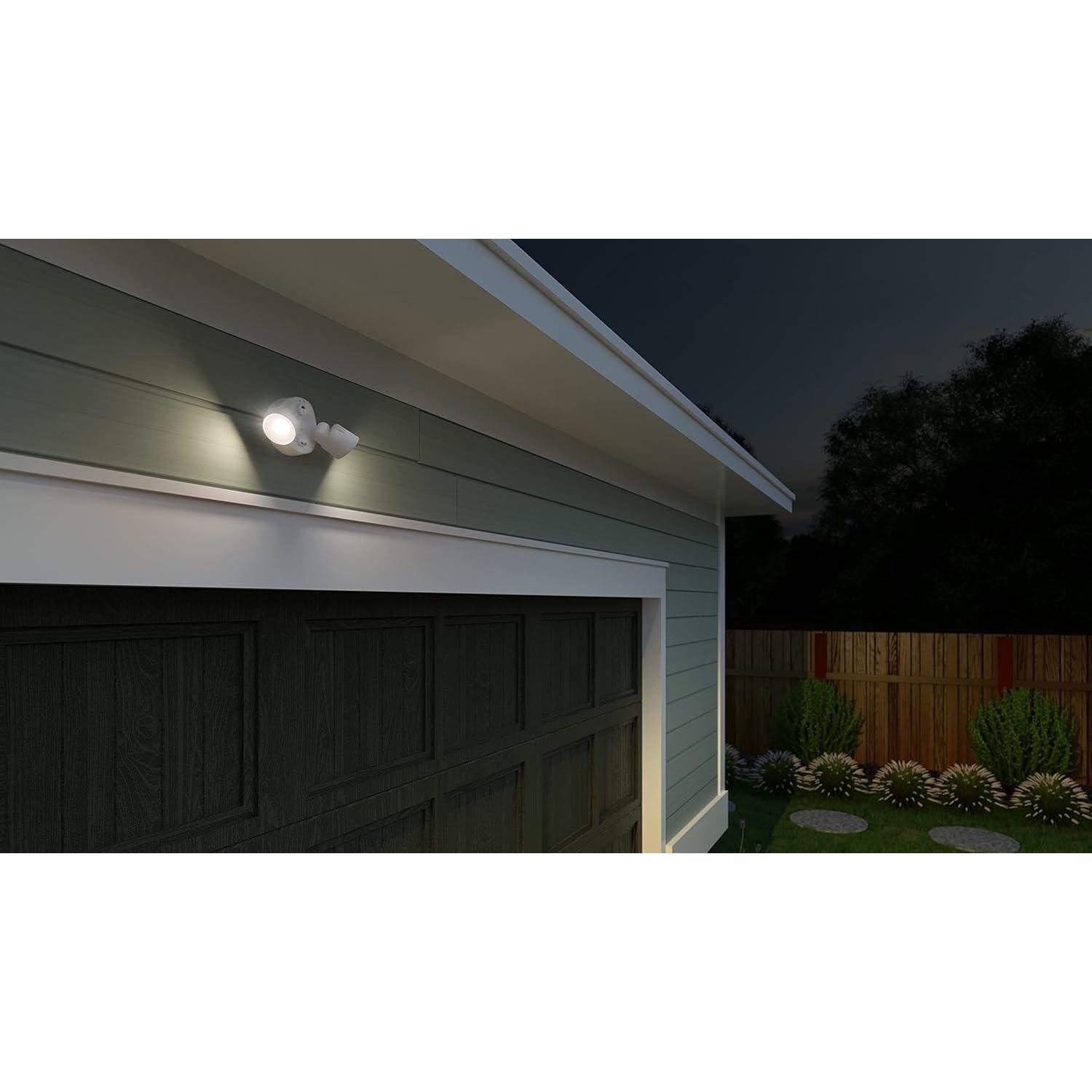 Luz de Inundación LED Lithonia HomeGuard 2 Cabezas 4000K