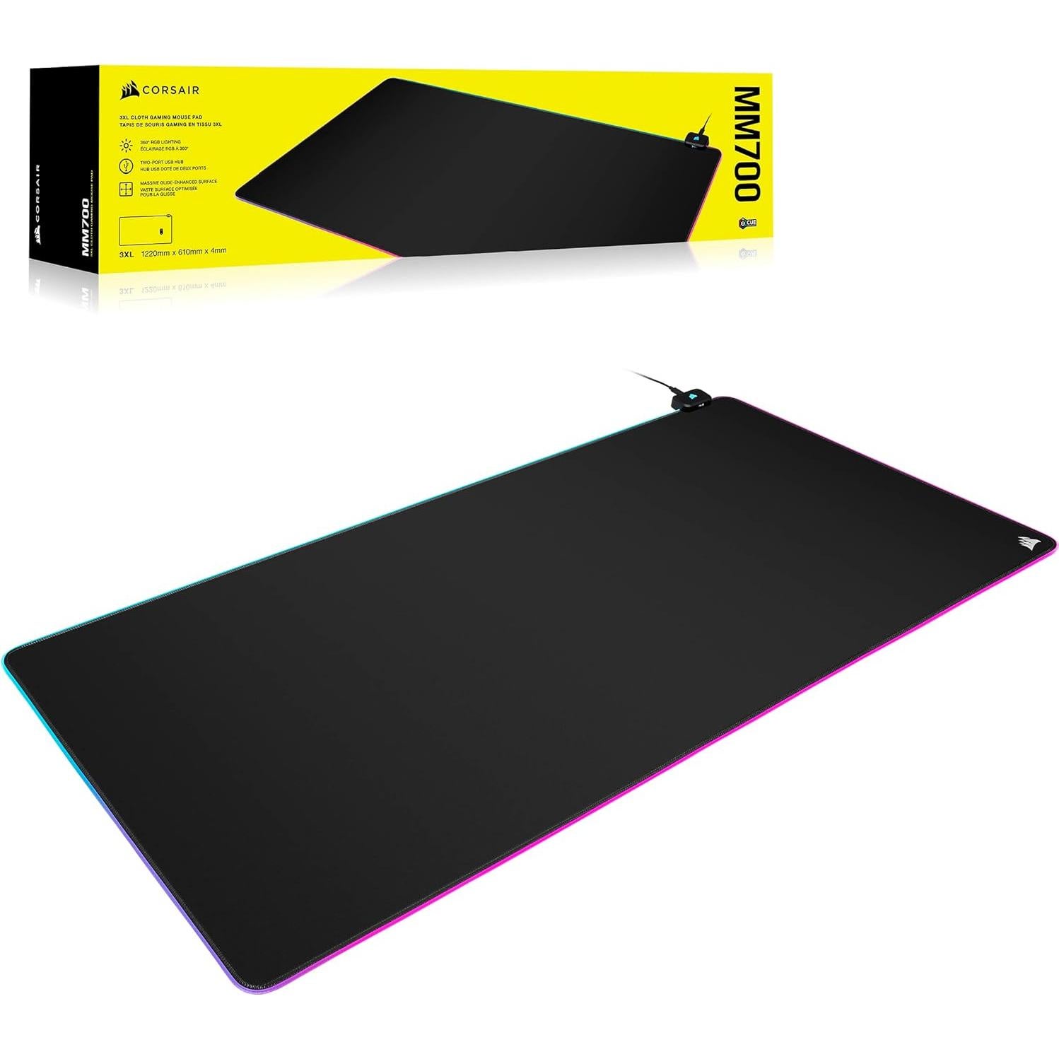 Alfombrilla de Ratón Corsair MM700 RGB 3XL 122x61cm Tela