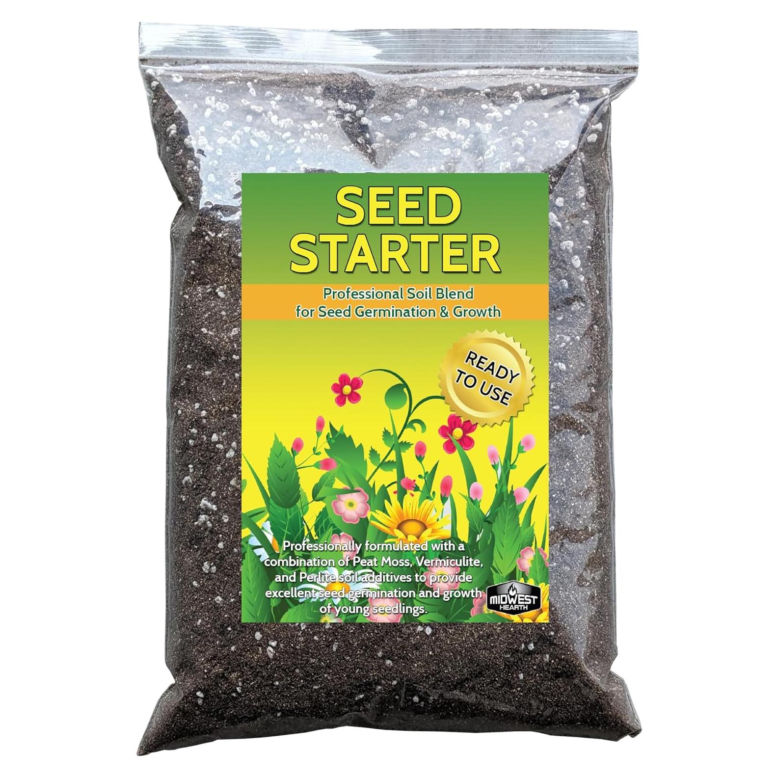 Tierra para Semillas Orgánica Midwest Hearth 4L - Germinación