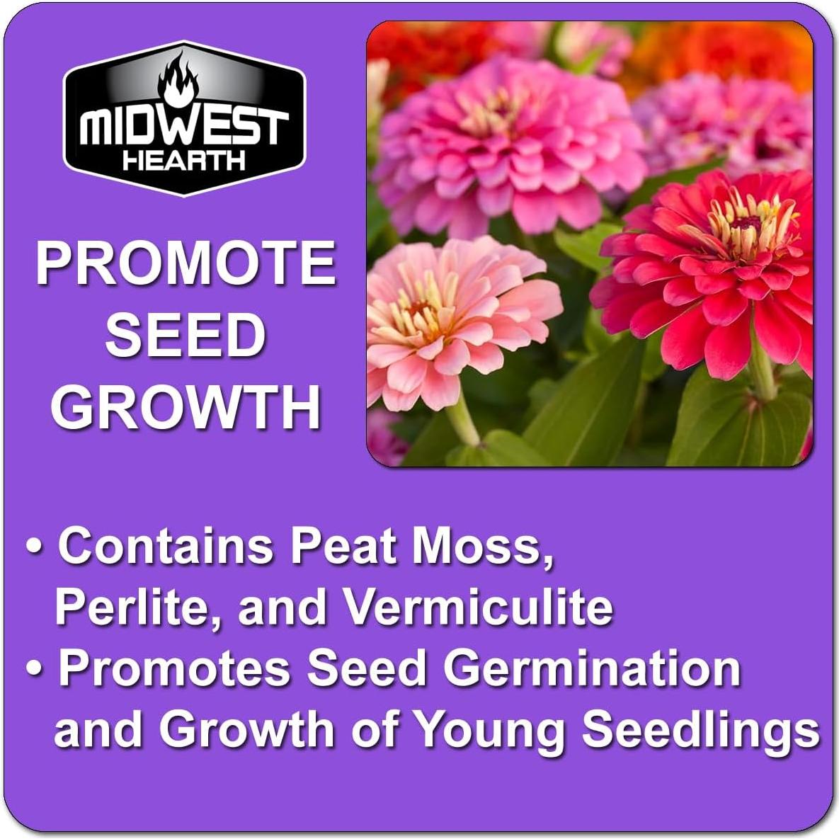 Tierra para Semillas Orgánica Midwest Hearth 4L - Germinación