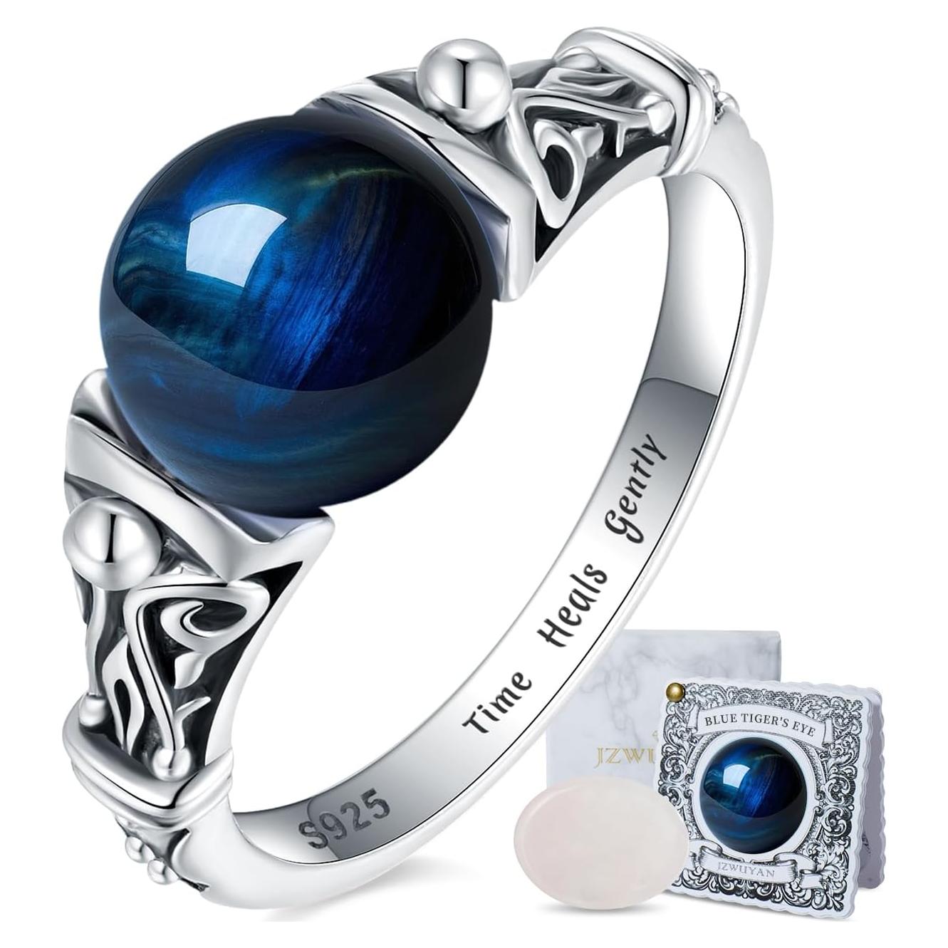 Anillo Giratorio de Descompresión Plata 925 con Amatista