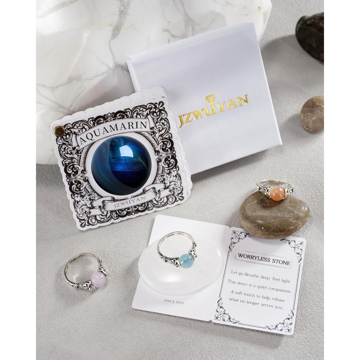 Anillo Giratorio de Descompresión Plata 925 con Amatista