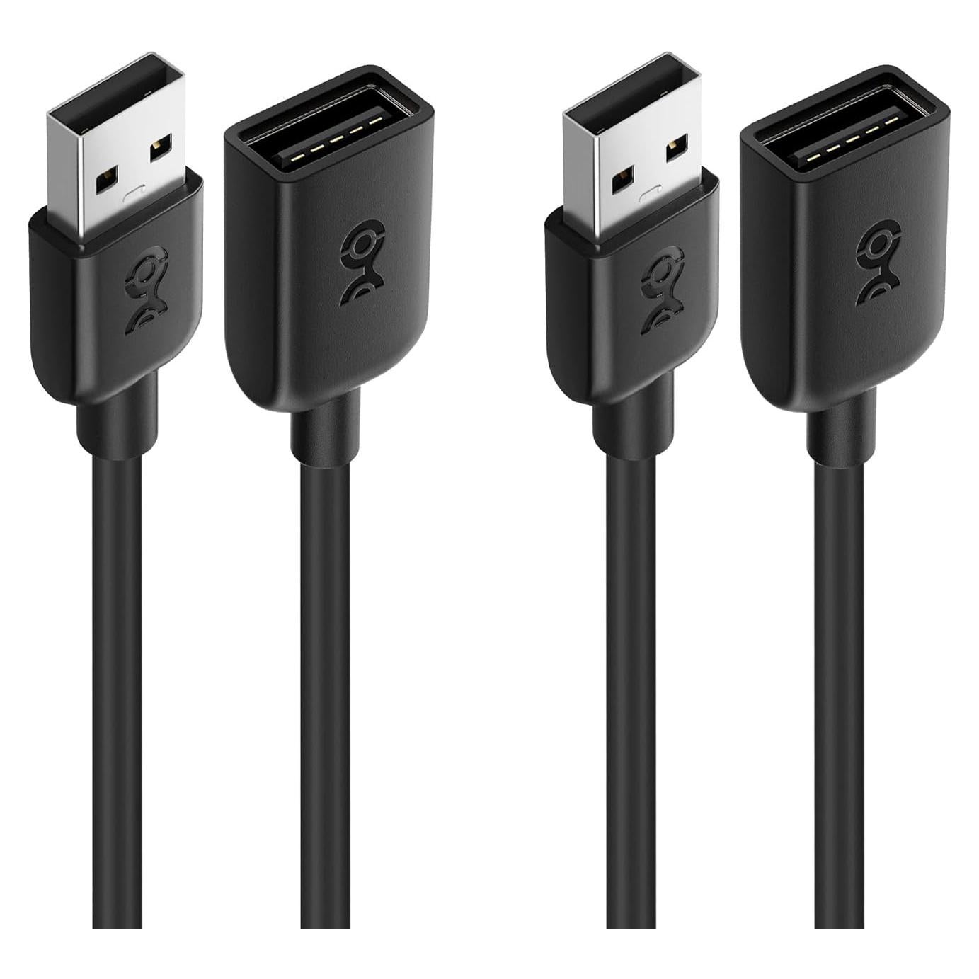 Cable de Extensión USB 2.0 Cable Matters 0.91m Paquete de 2