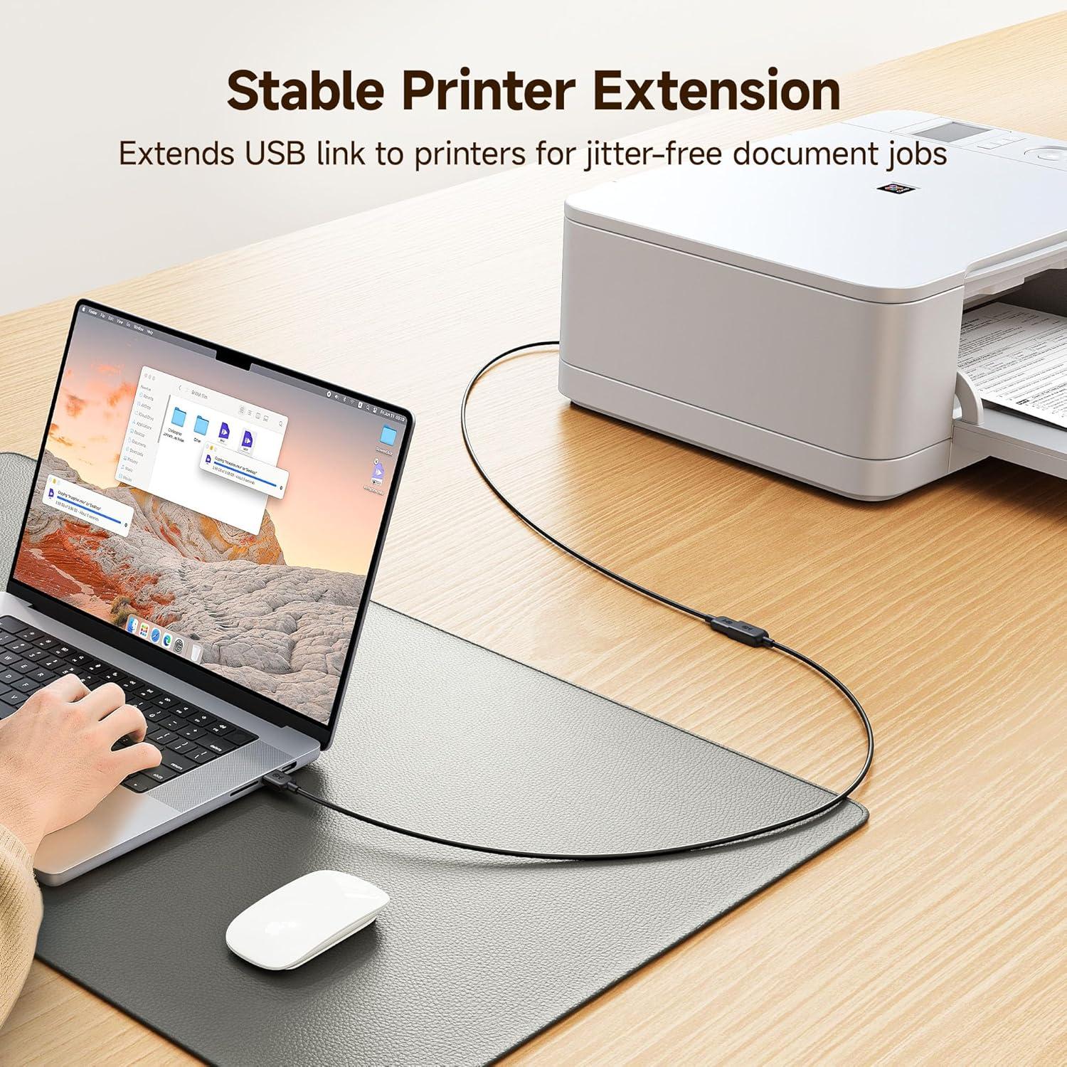 Cable de Extensión USB 2.0 Cable Matters 0.91m Paquete de 2