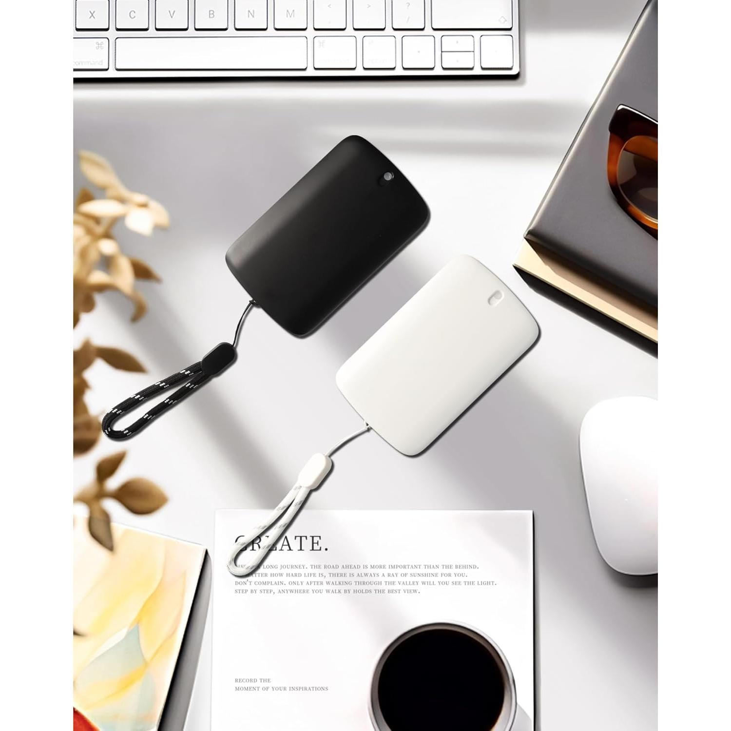 Kit de limpieza portátil QIAOYI con spray y paño - Blanco