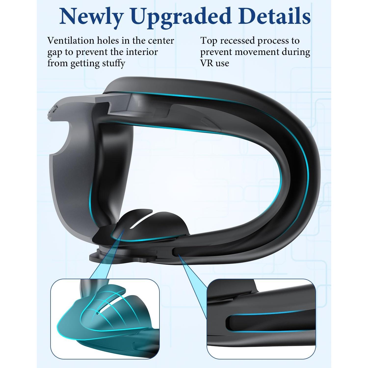 Kit de Almohadilla de Silicona para Meta Quest 3 - TanReginal