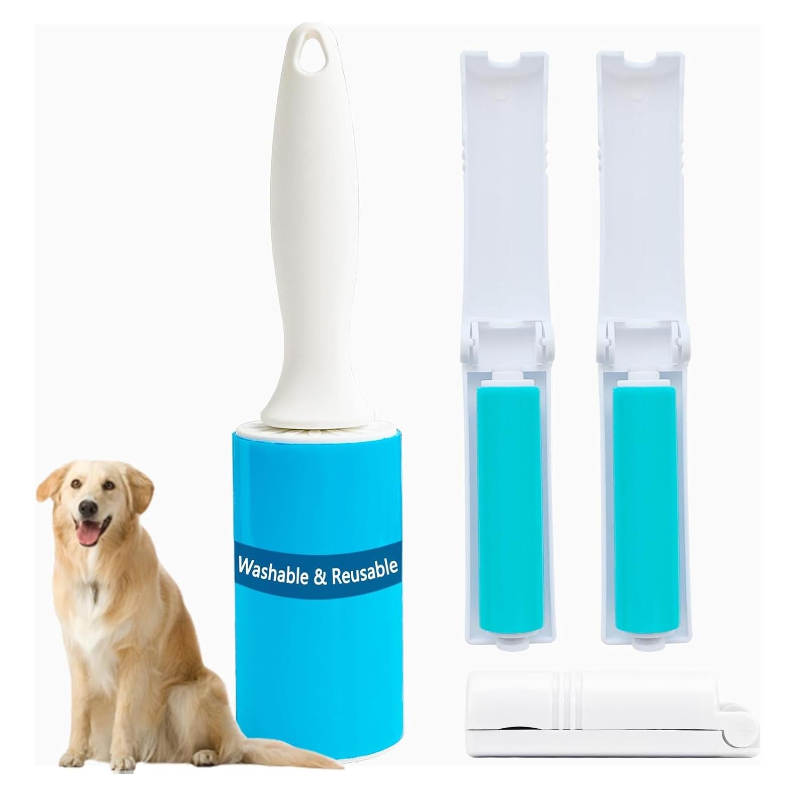 Rodillo de Pelusa Reutilizable Aomurvexz 3 Paquetes 23 cm