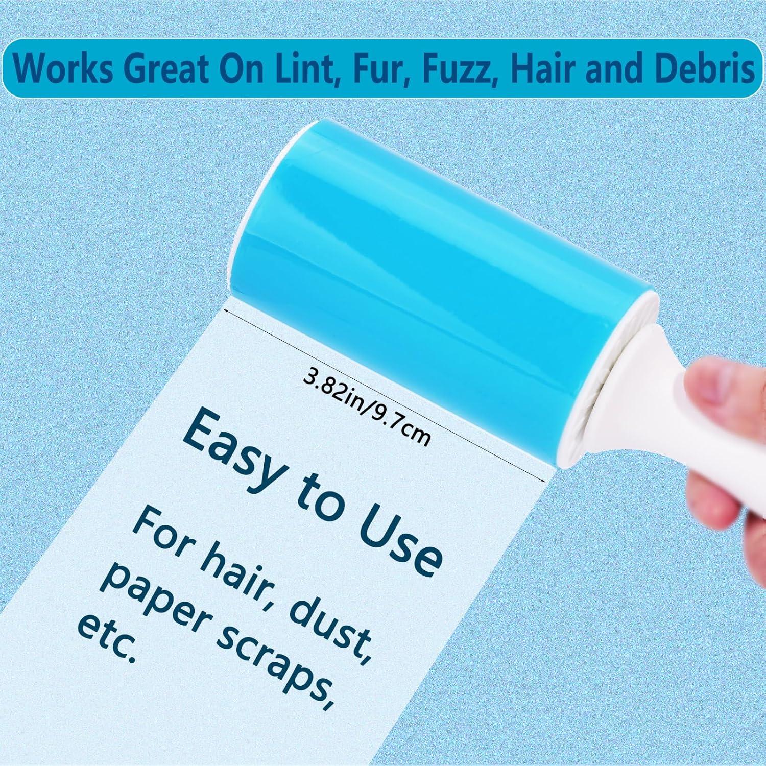 Rodillo de Pelusa Reutilizable Aomurvexz 3 Paquetes 23 cm