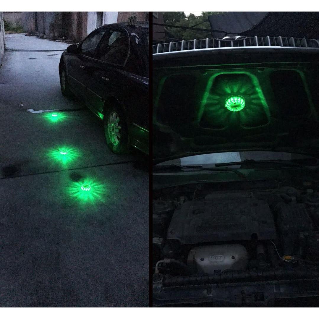 Lámpara de Emergencia Magnética SAMDO Verde 9 Patrones LED