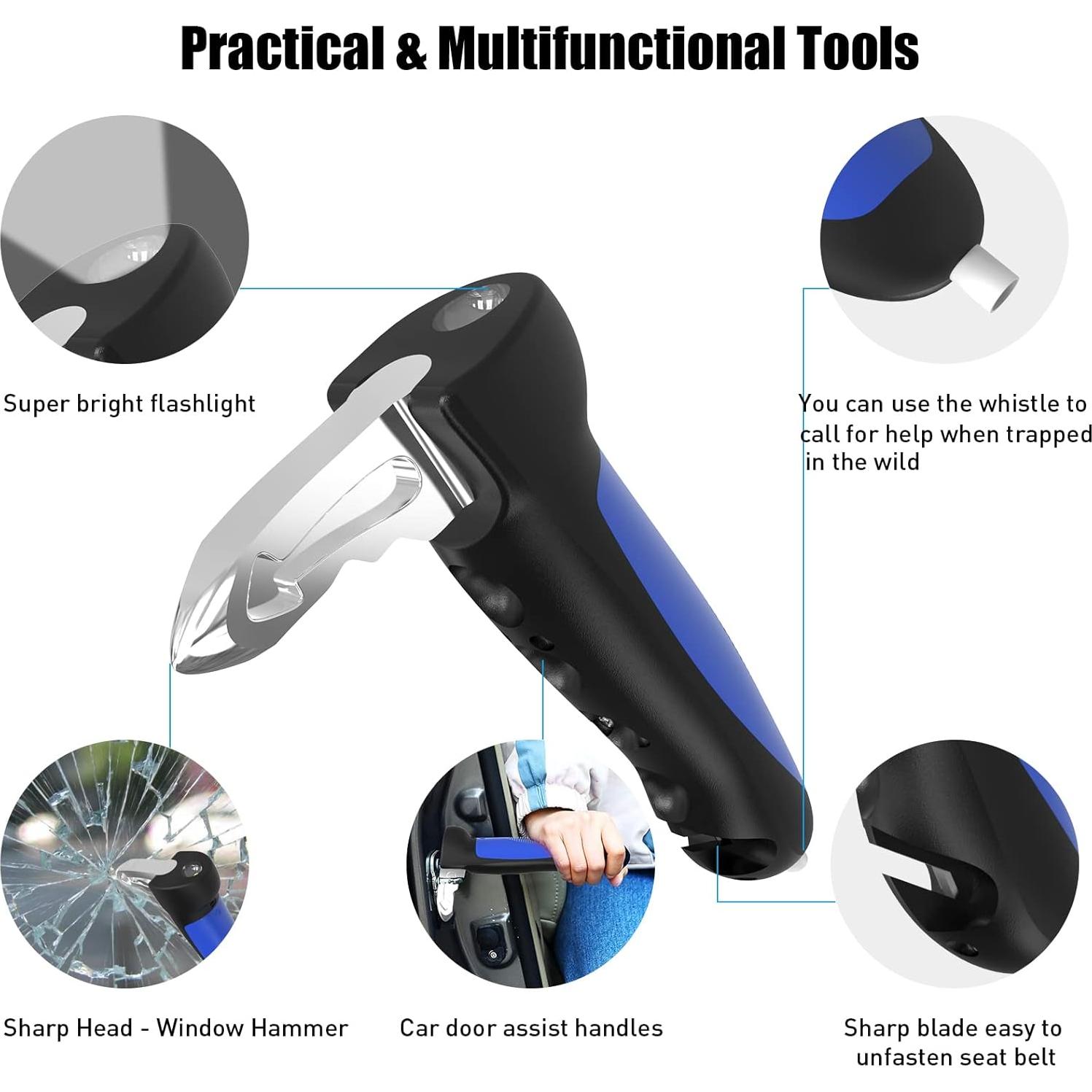 Mango de Soporte para Vehículos 5 en 1 byojia con Linterna LED