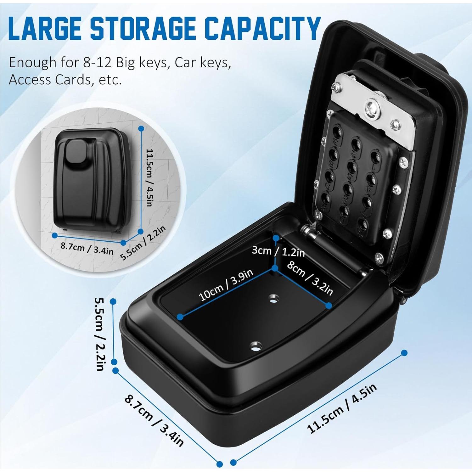 Caja de Seguridad para Llaves TNIIFXC G14 Impermeable 0.24L