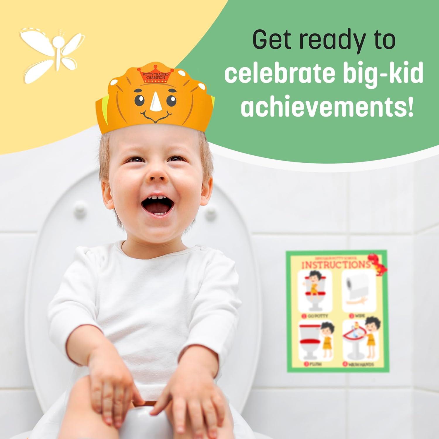 Gráfico de Entrenamiento para el Baño Cozy Greens Dinosaurios