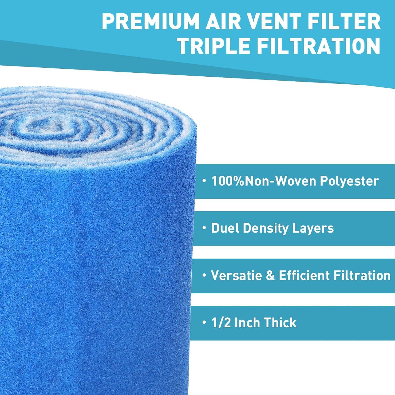 Filtro de Ventilación de Aire MODIGT 12" x 90" MERV 8 (30 Filtros)