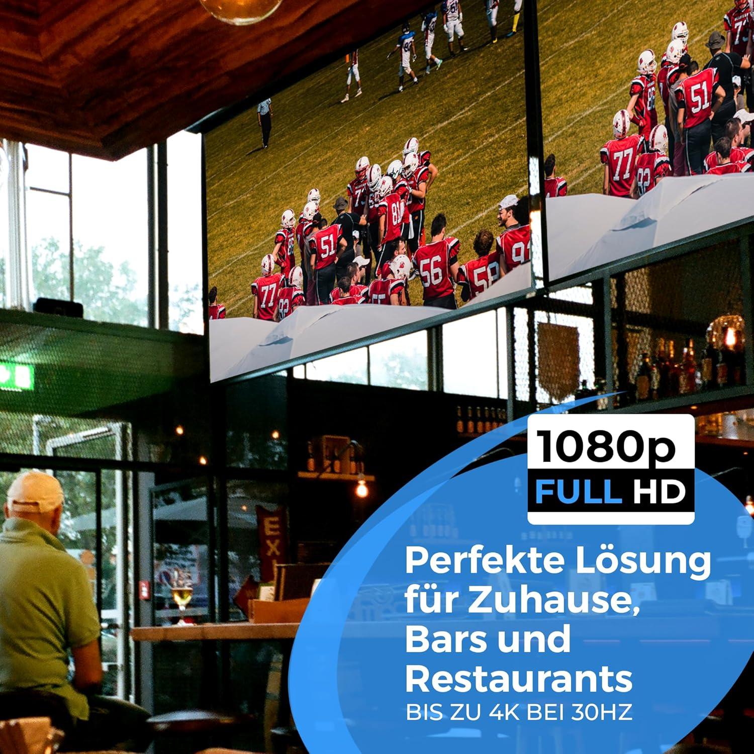 Divisor HDMI 1x4 OREI HD-104 4K@30Hz Compacto Plug & Play